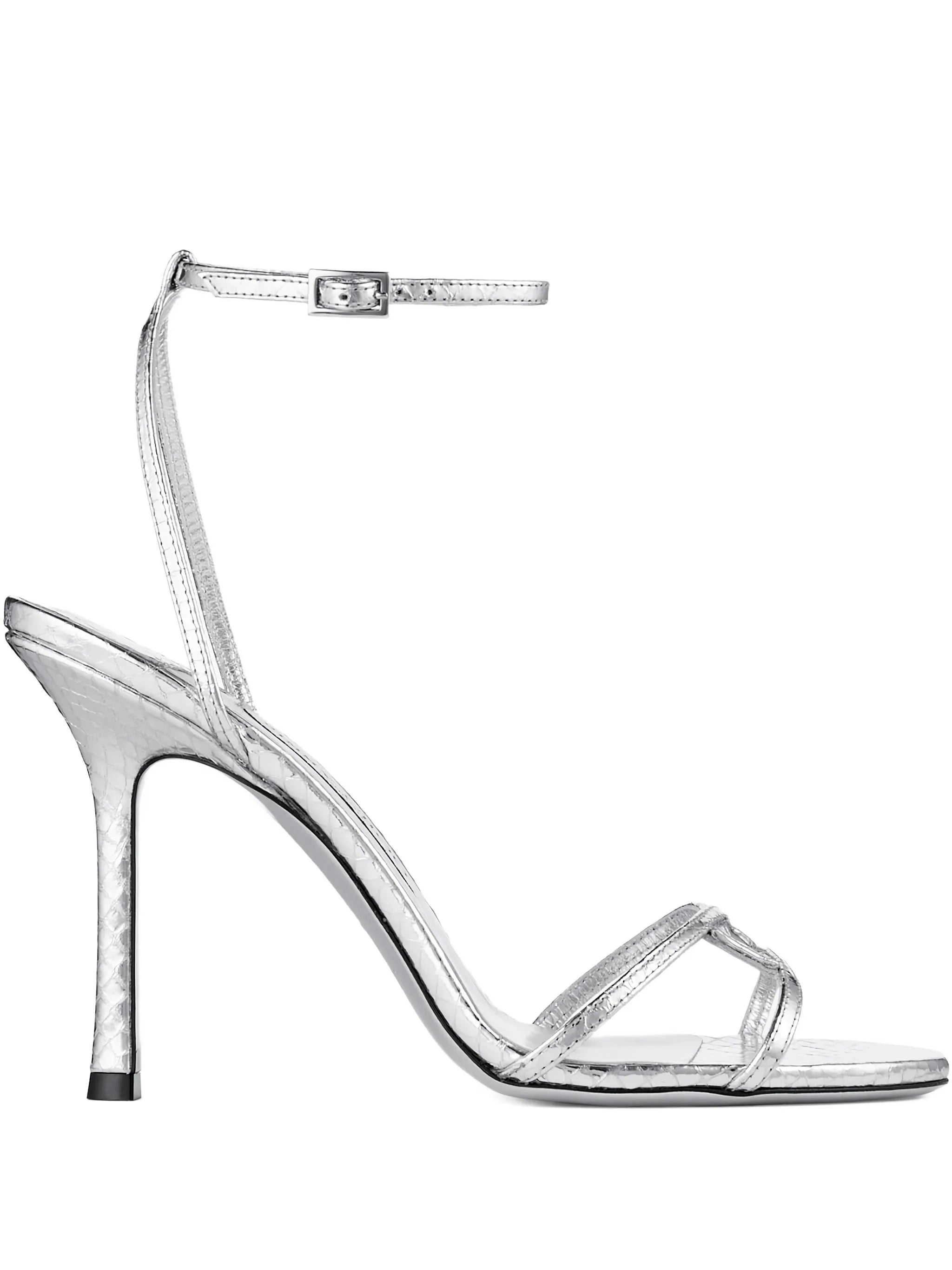 100mm Leo ankle-strap open-toe sandals