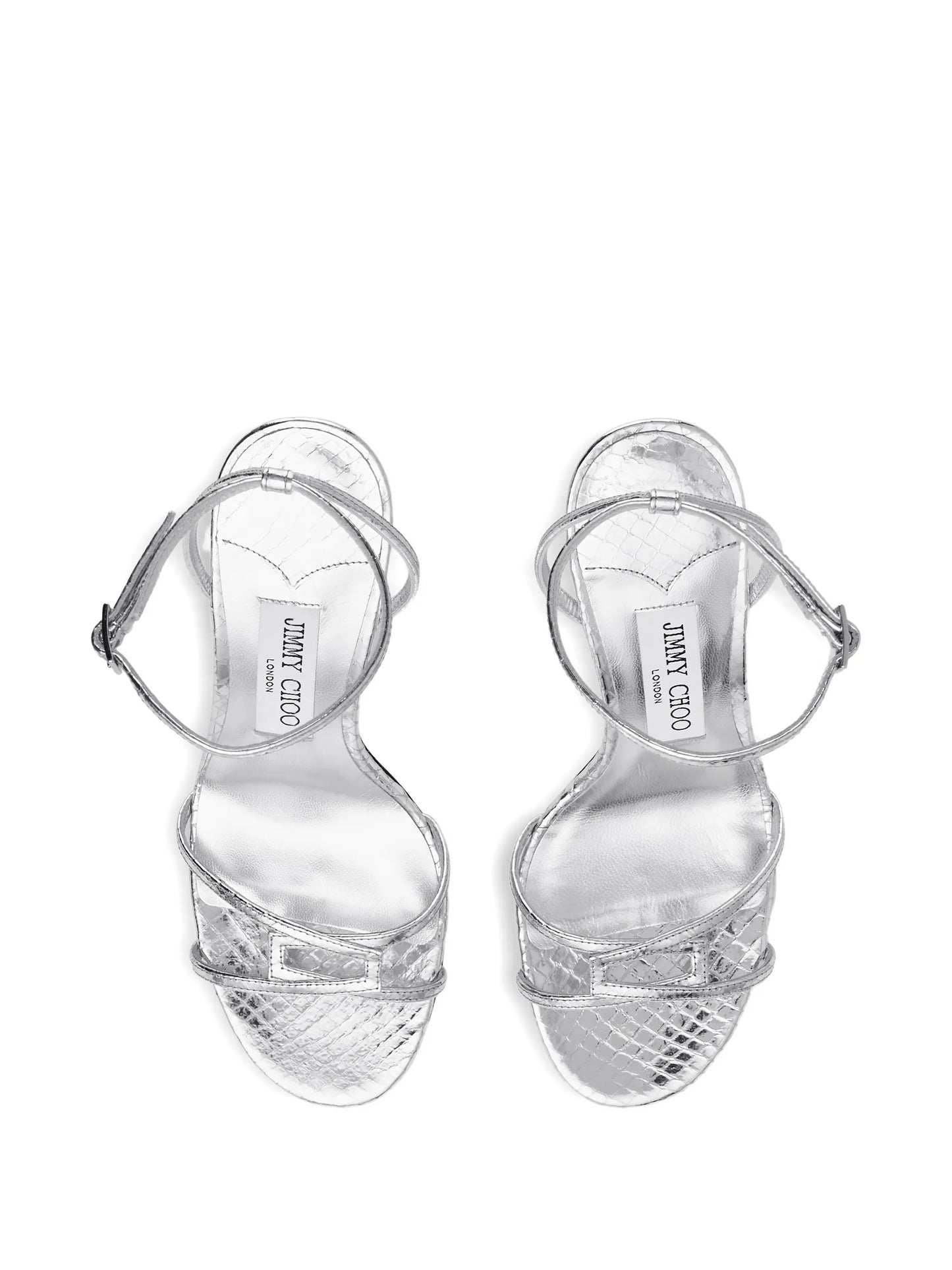 100mm Leo ankle-strap open-toe sandals