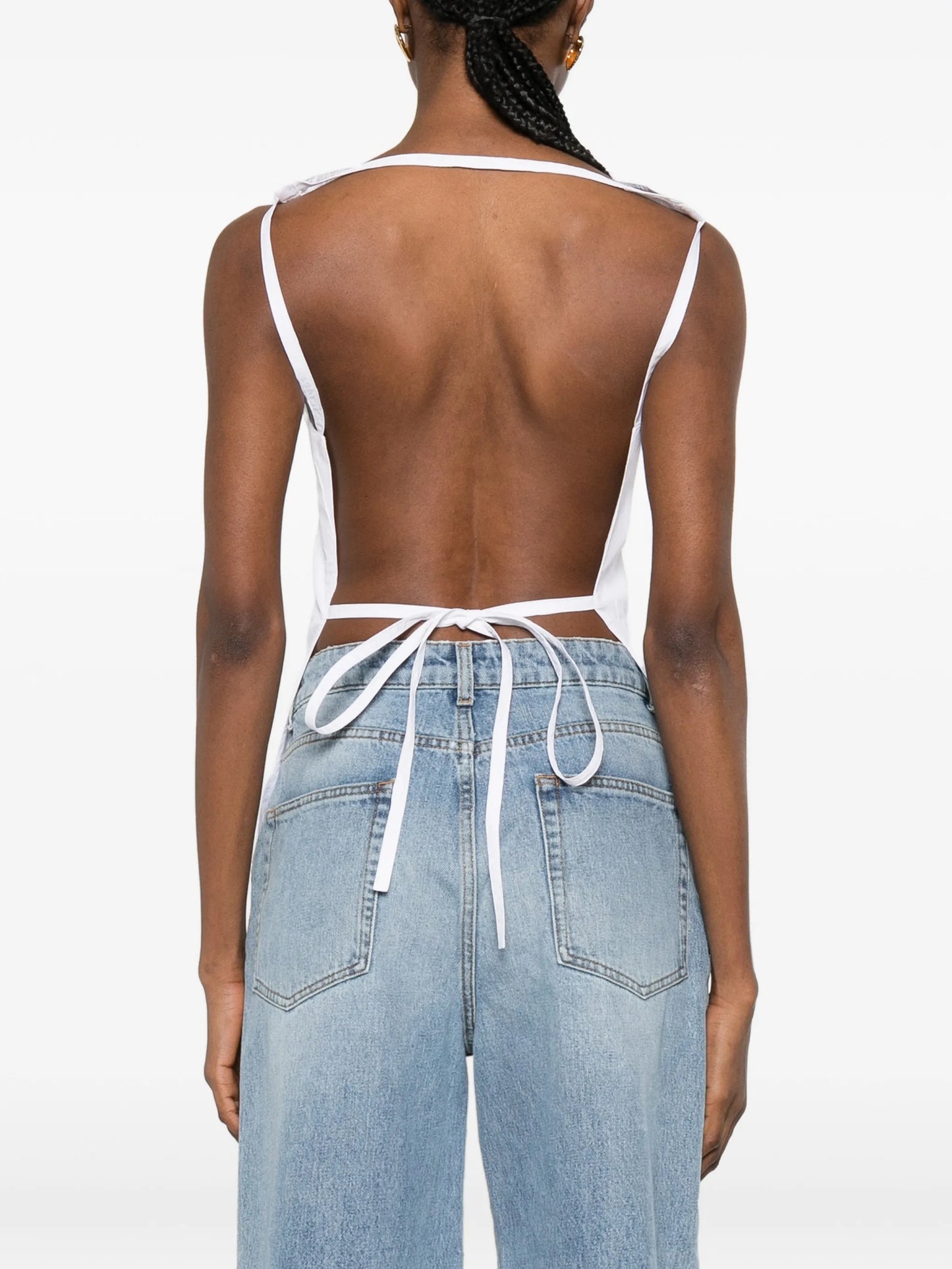 open-back crushed top