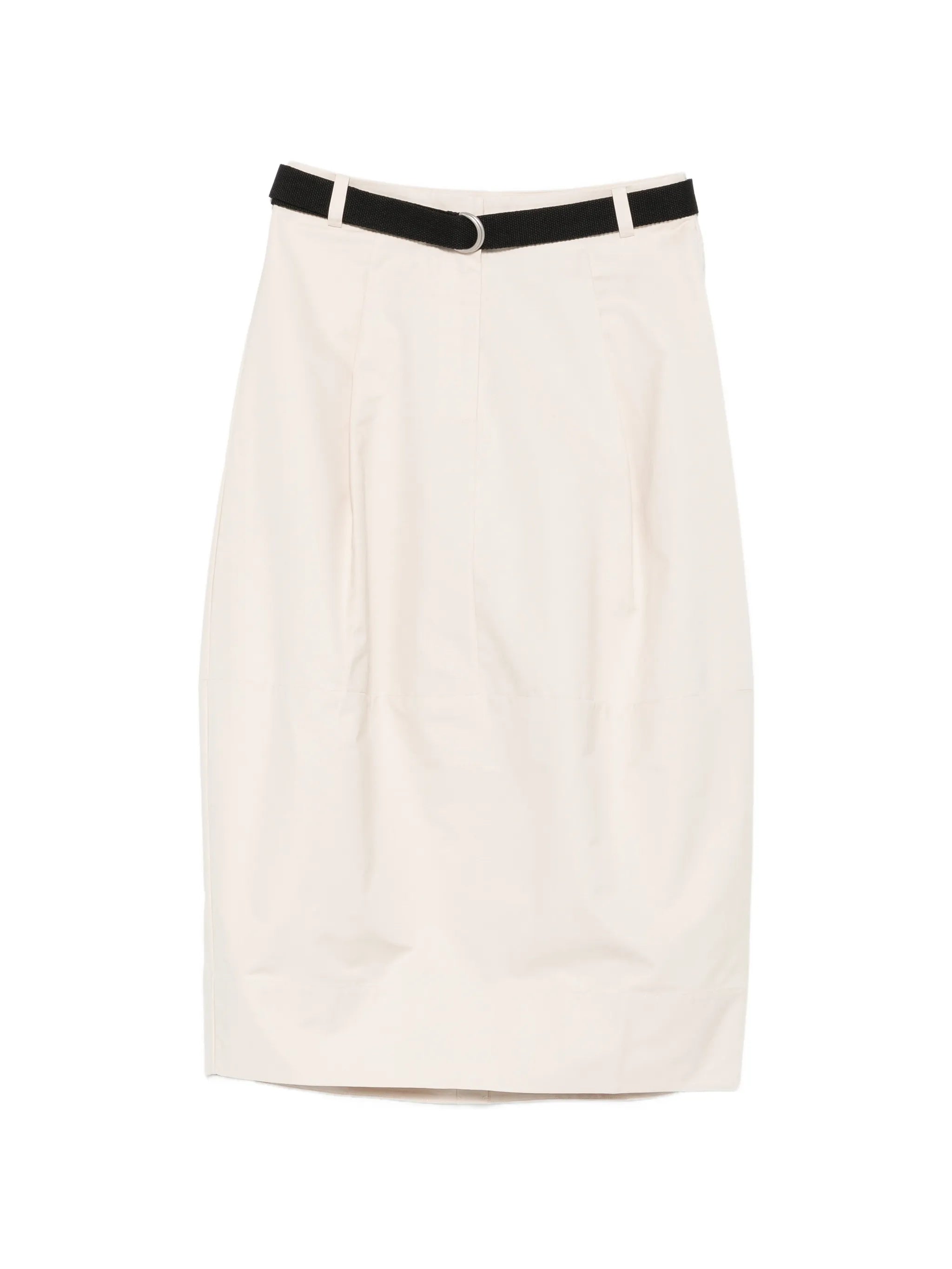 pleated cocoon skirt