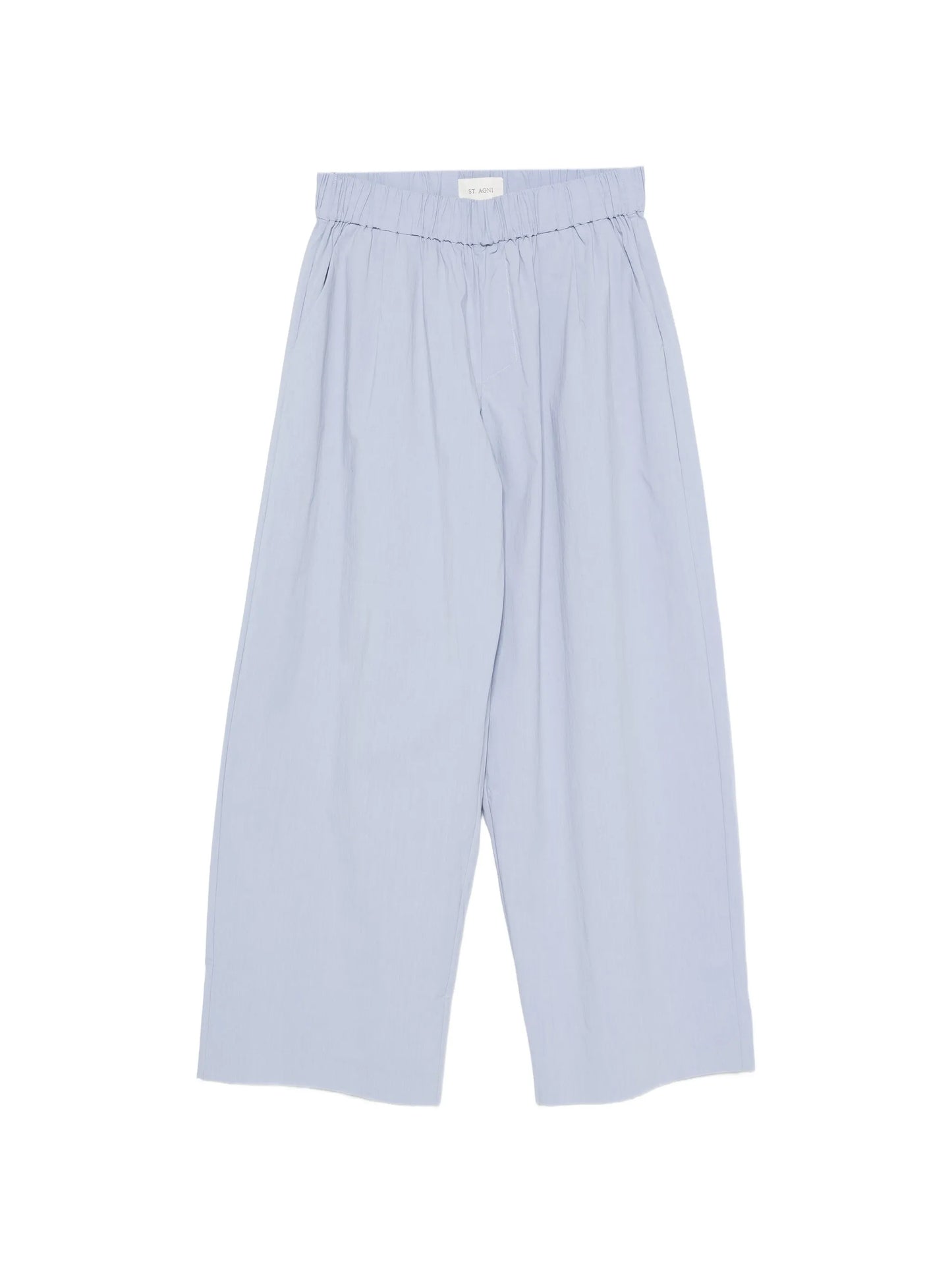 relaxed wide-leg trousers
