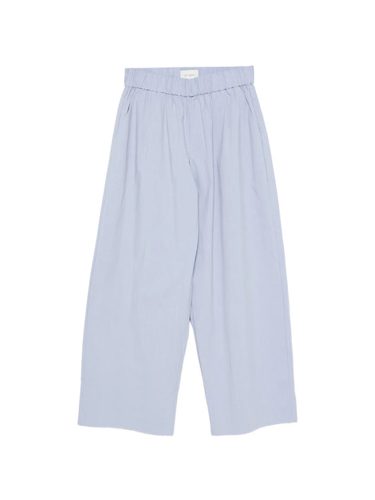 relaxed wide-leg trousers