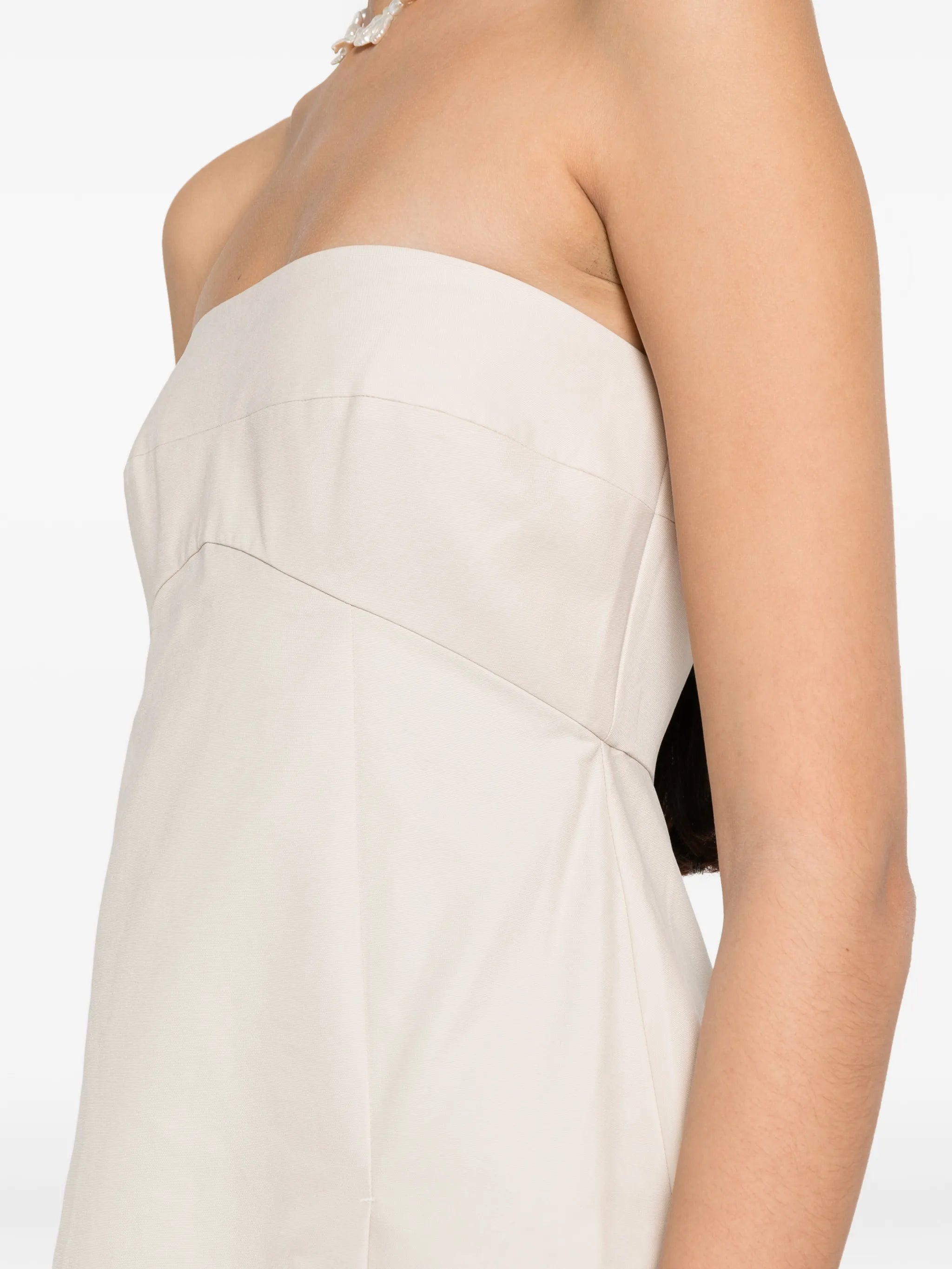 pleated cocoon dress