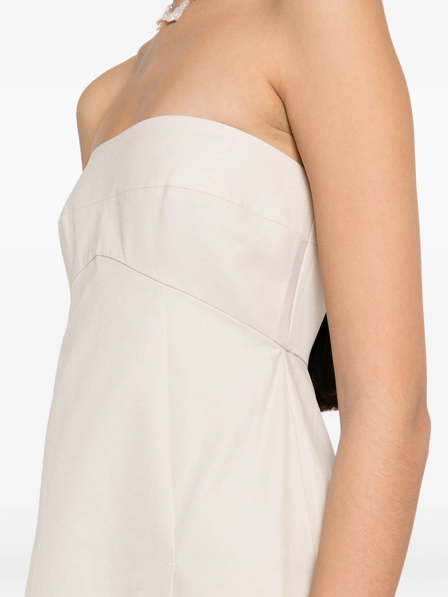 pleated cocoon dress