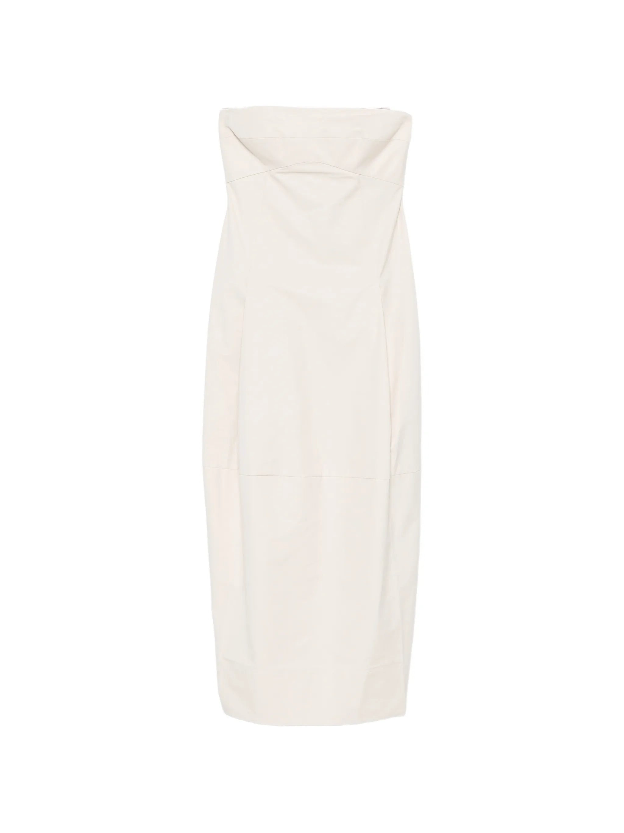 pleated cocoon dress