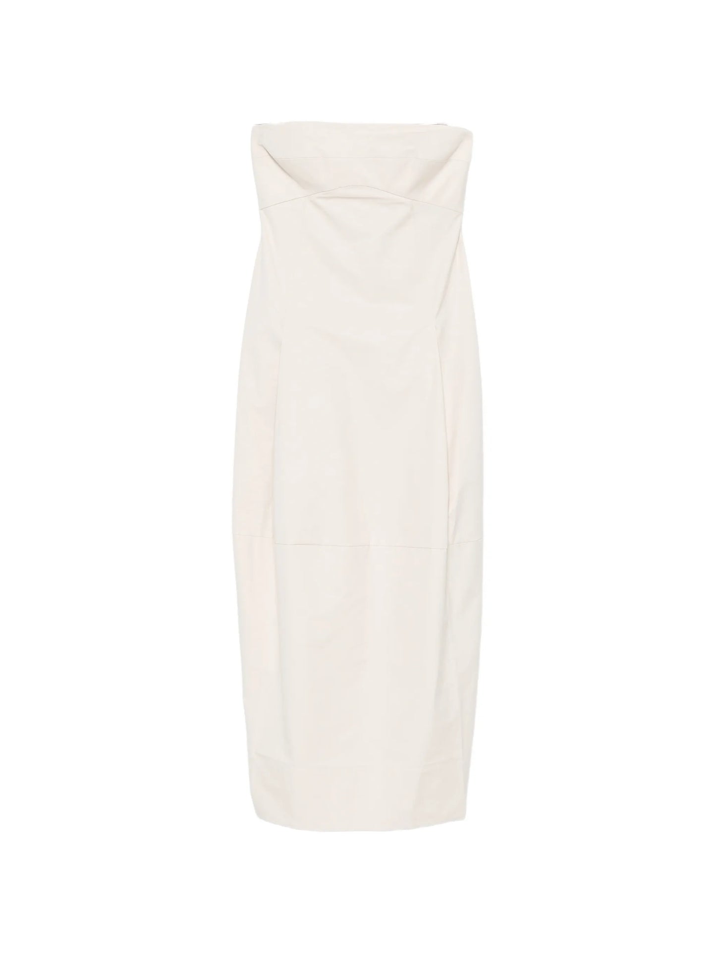 pleated cocoon dress