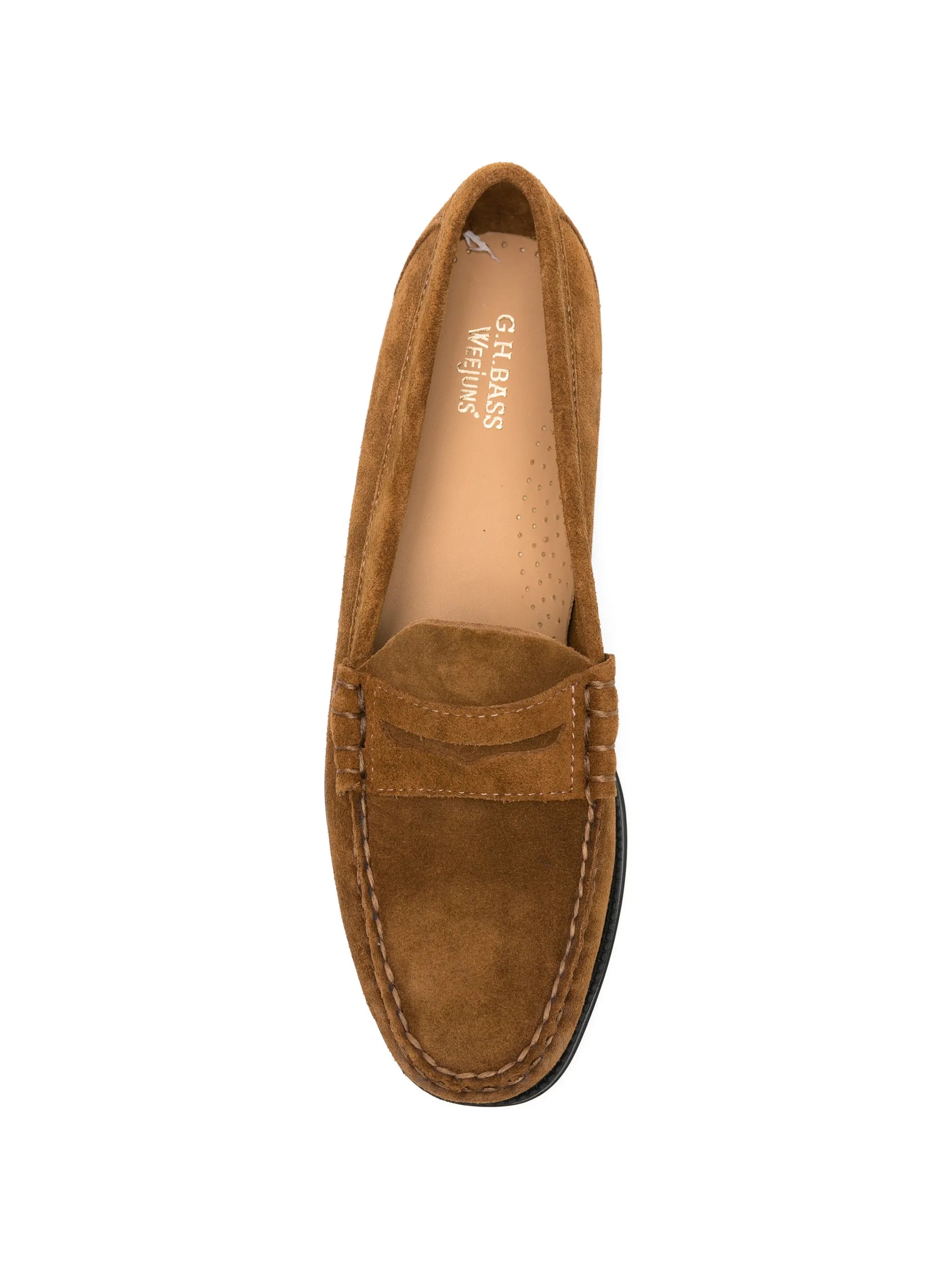 Easy Weejuns Larson Penny loafers in mid brown suede