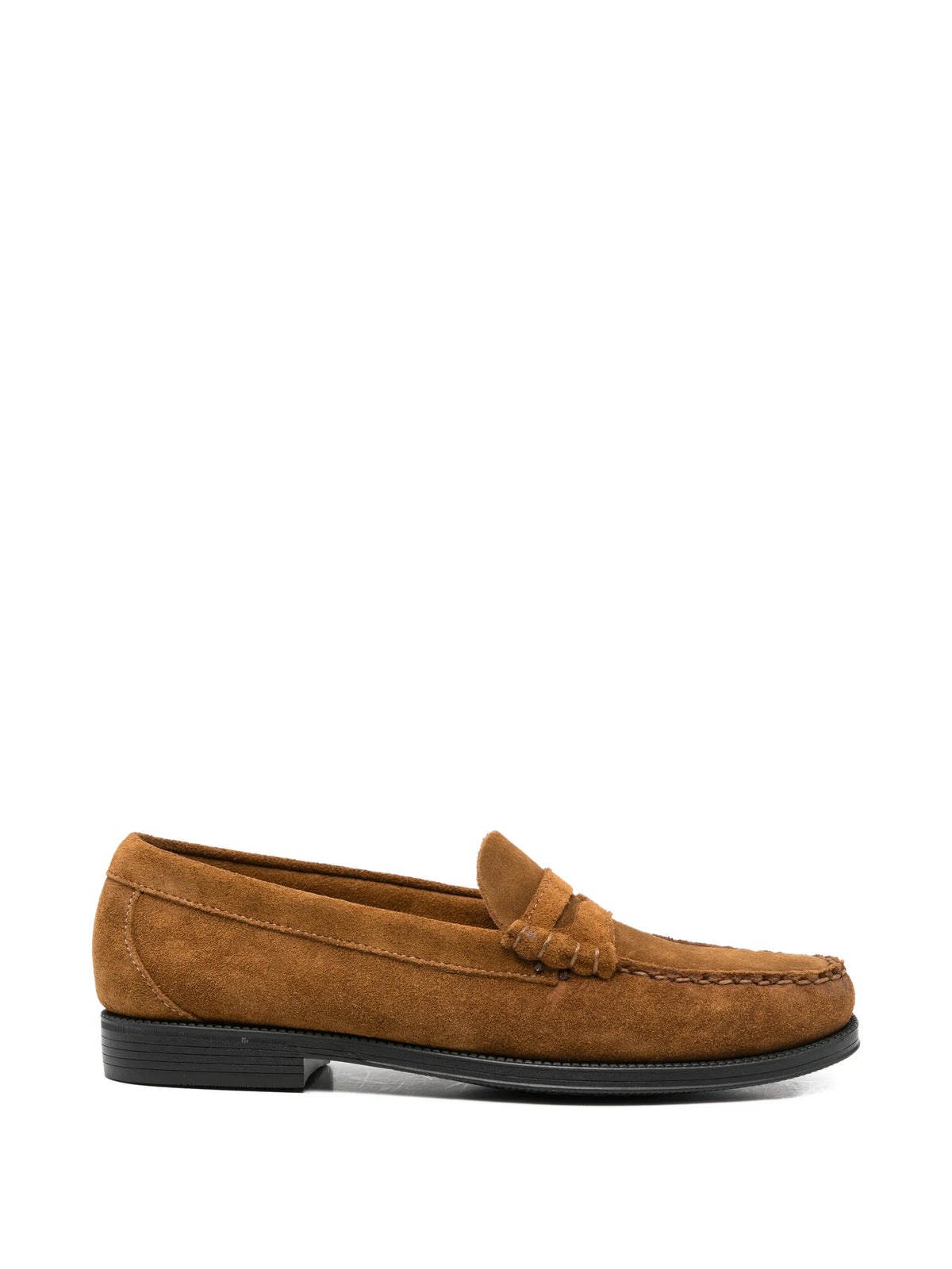 Easy Weejuns Larson Penny loafers in mid brown suede