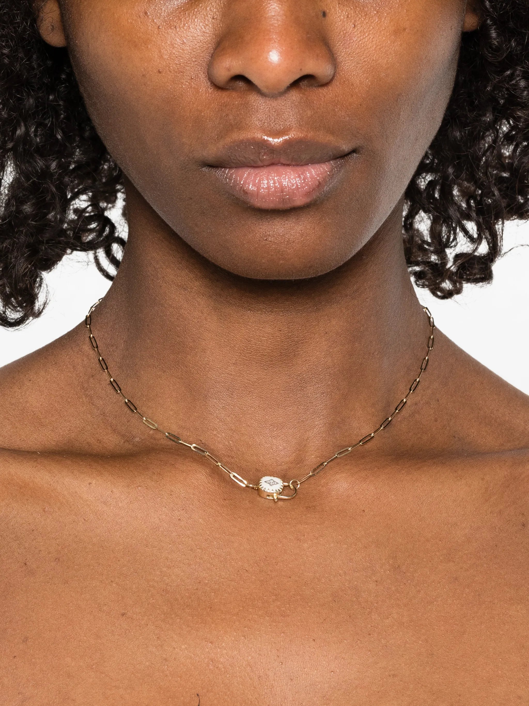 Ginger diamond necklace