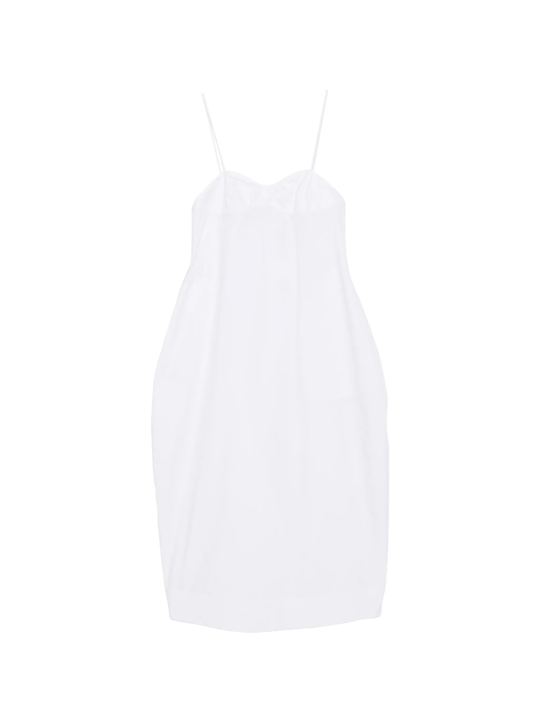 bustier voluminous maxi dress