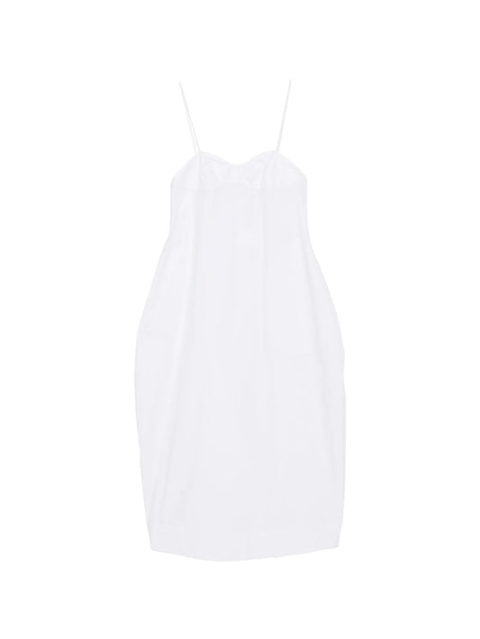 bustier voluminous maxi dress