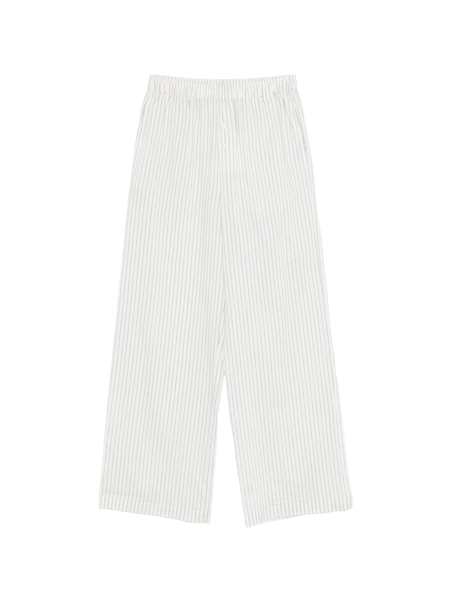 stripe-pattern trousers