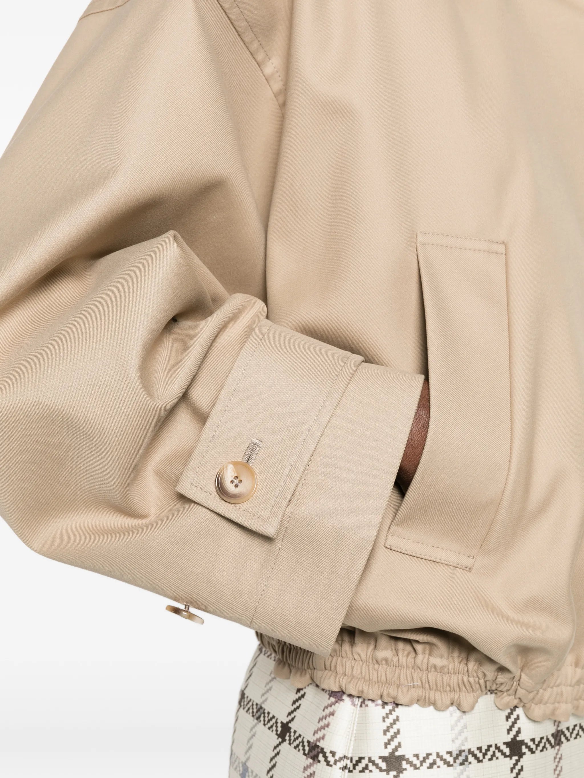 suede-collar jacket