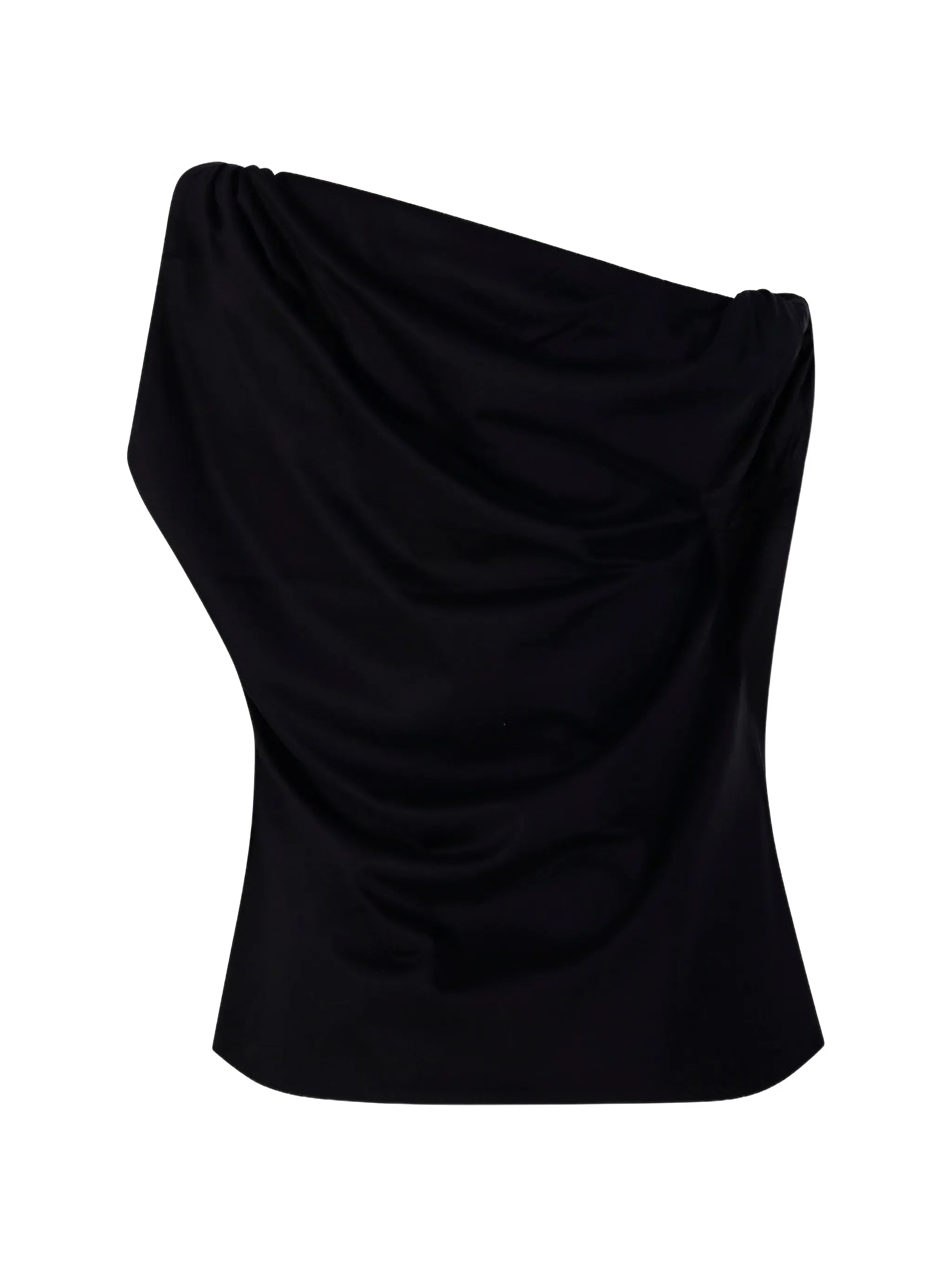 asymmetric sculptural top