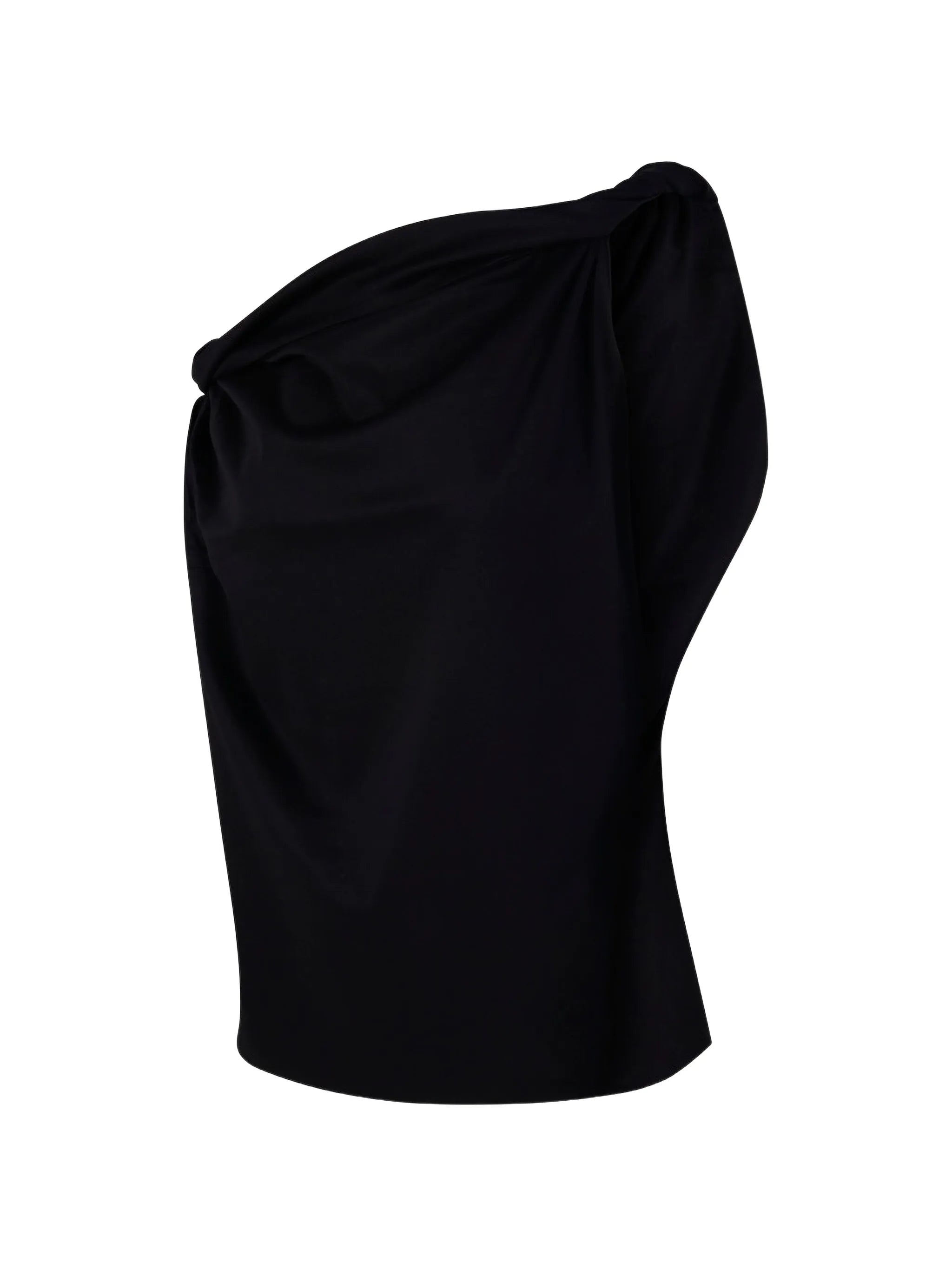 asymmetric sculptural top