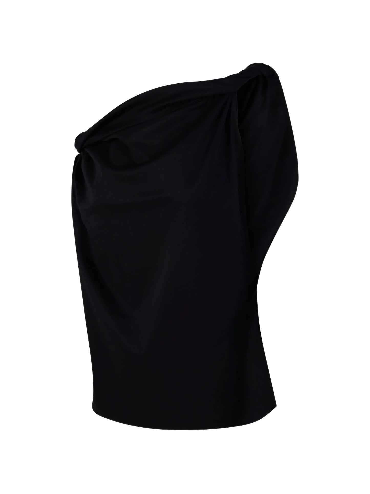 asymmetric sculptural top