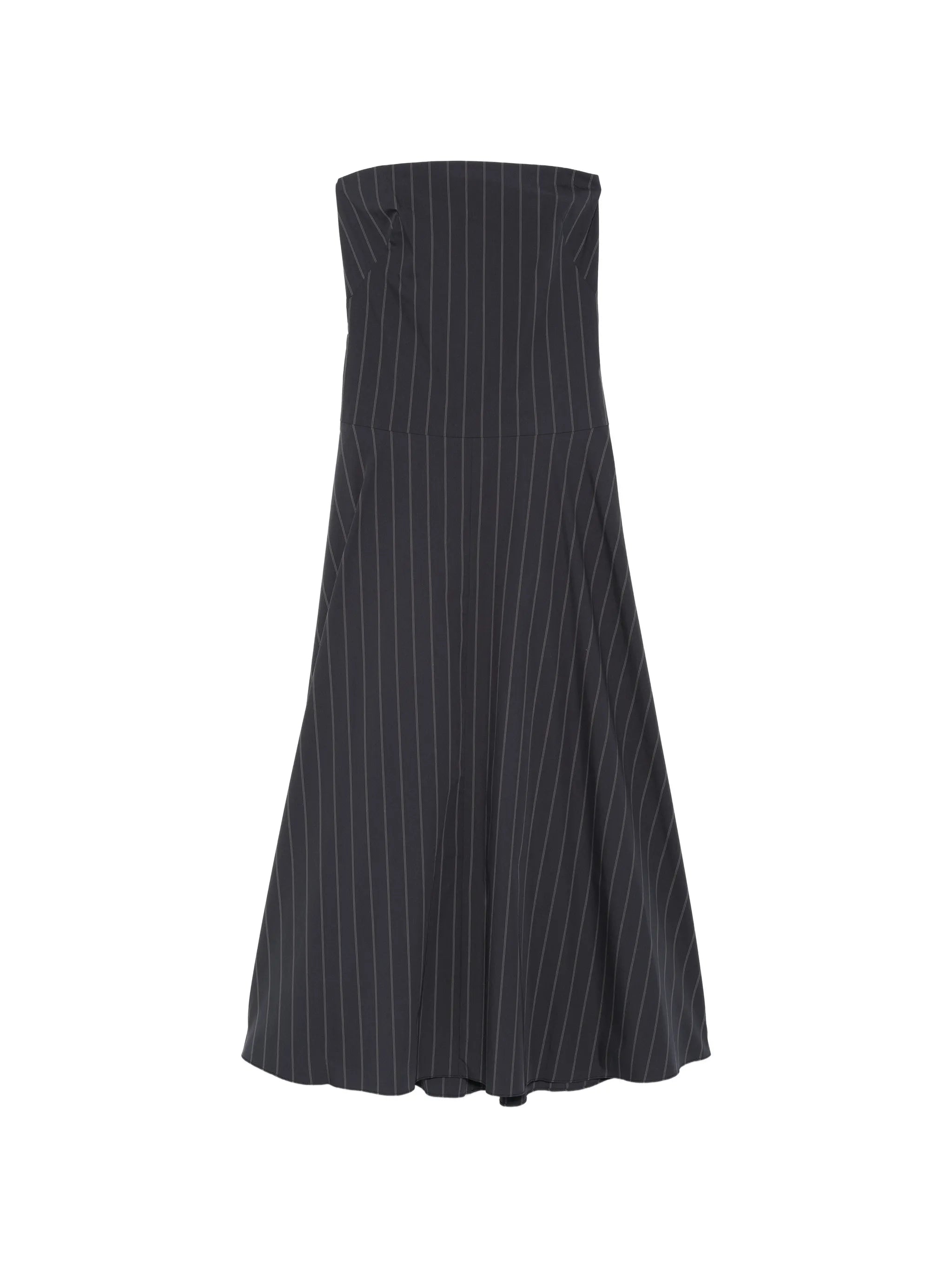 Rouleau striped maxi dress