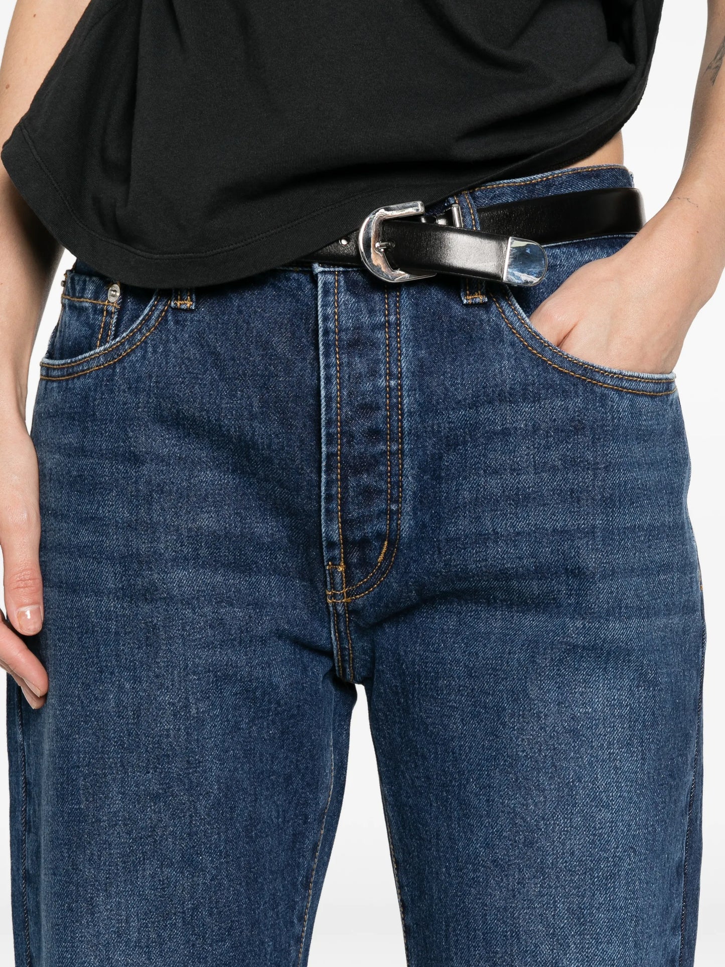 90s straight-leg jeans