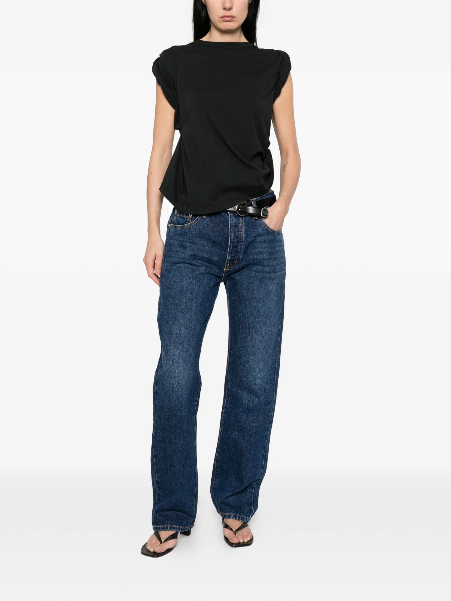 90s straight-leg jeans