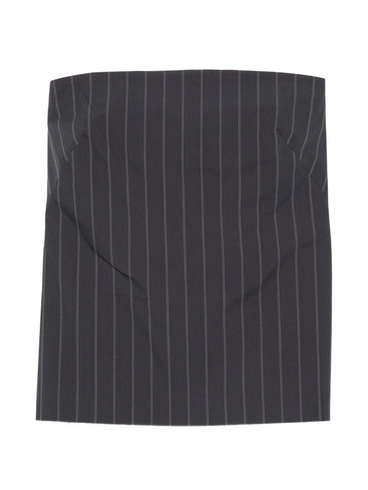 strapless striped top