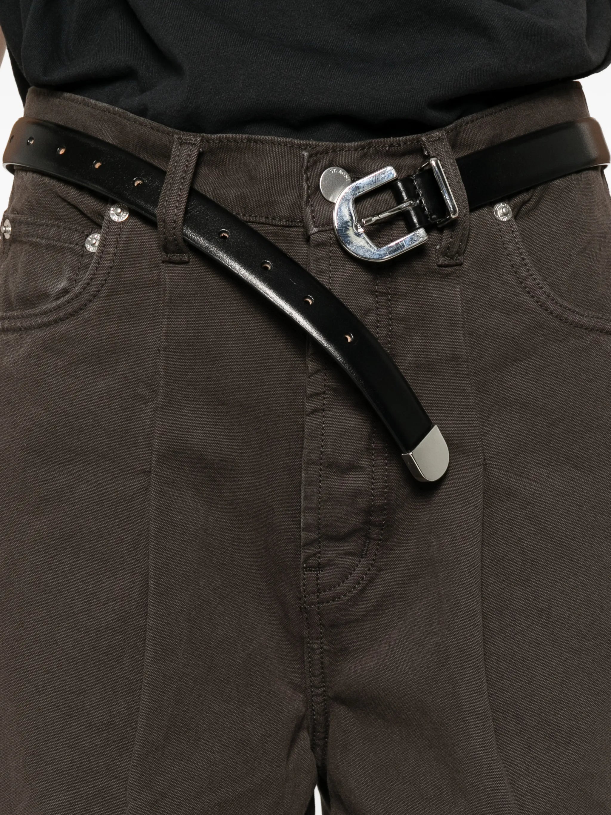 barrel mid-rise jeans
