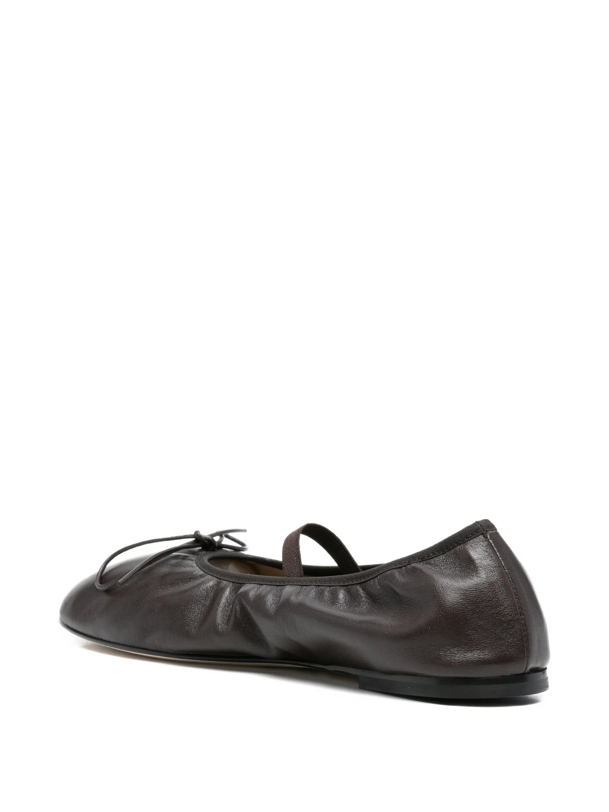 Balla bow leather ballet flats