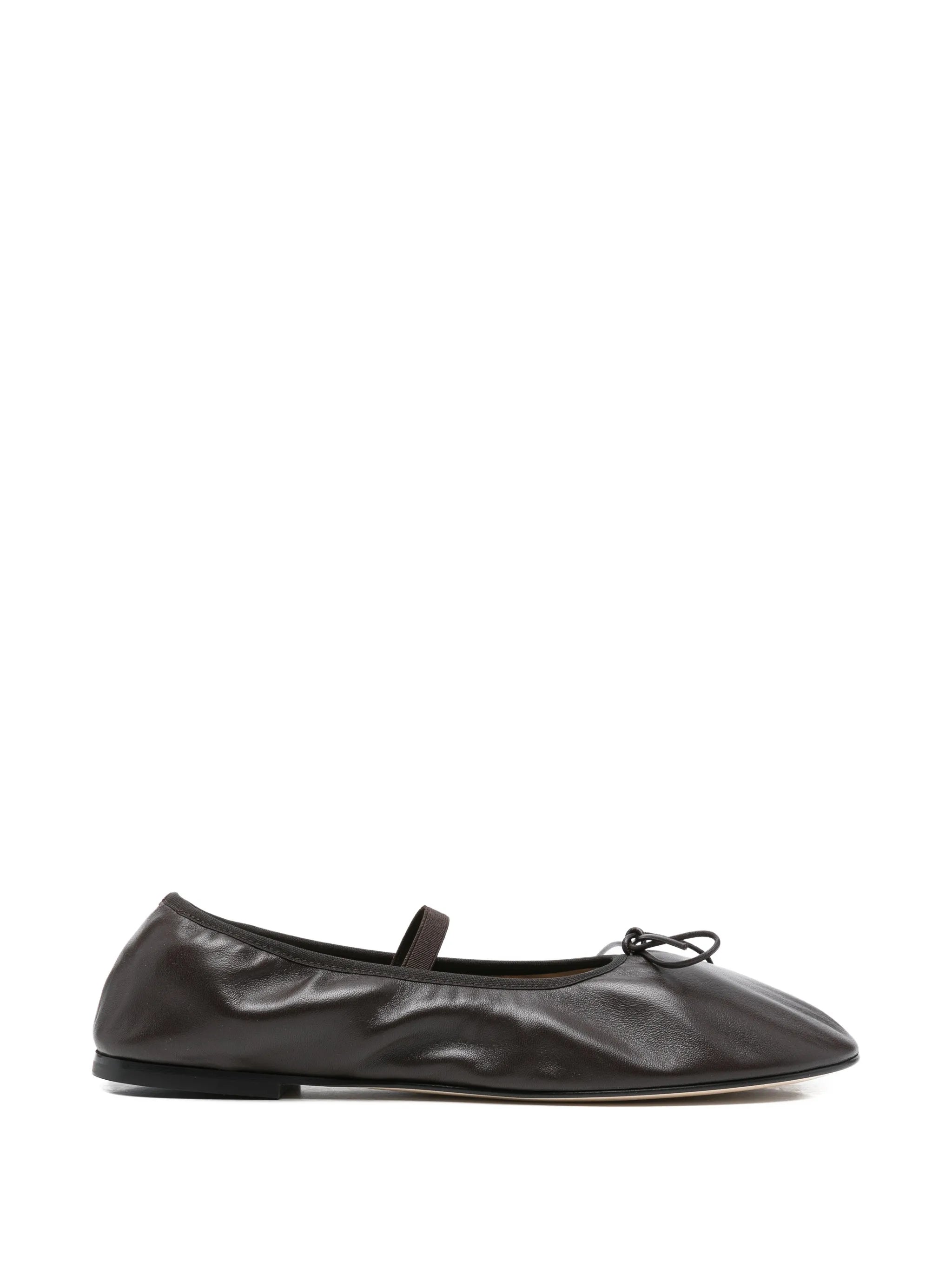 Balla bow leather ballet flats