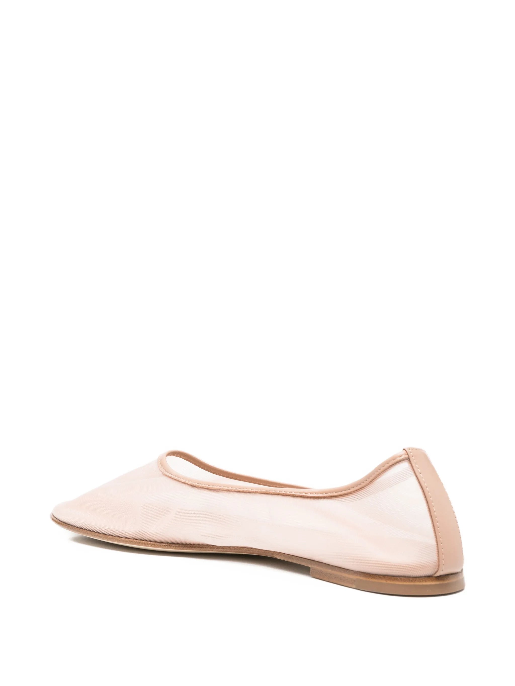 round-neck ballet flat