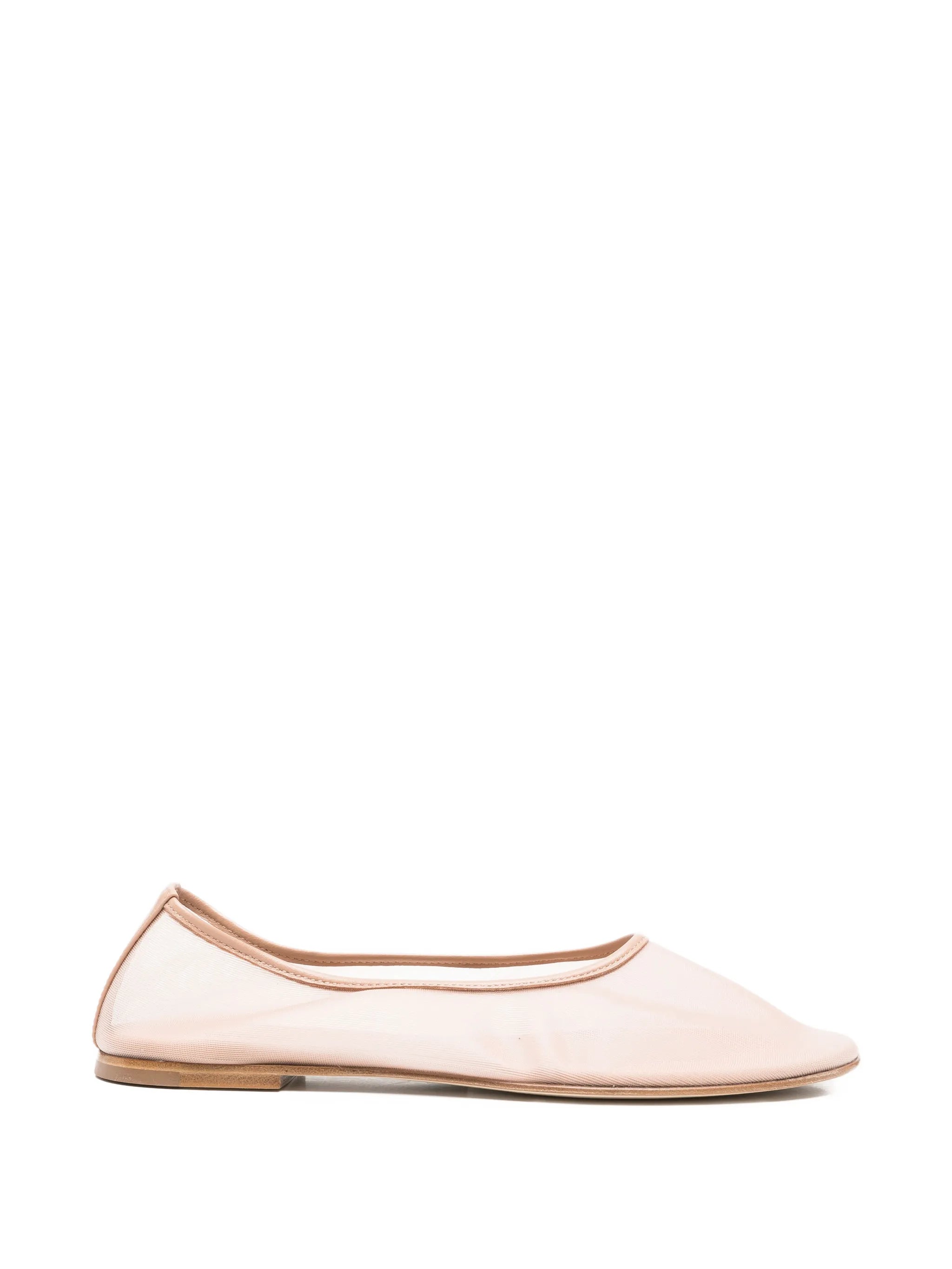 round-neck ballet flat