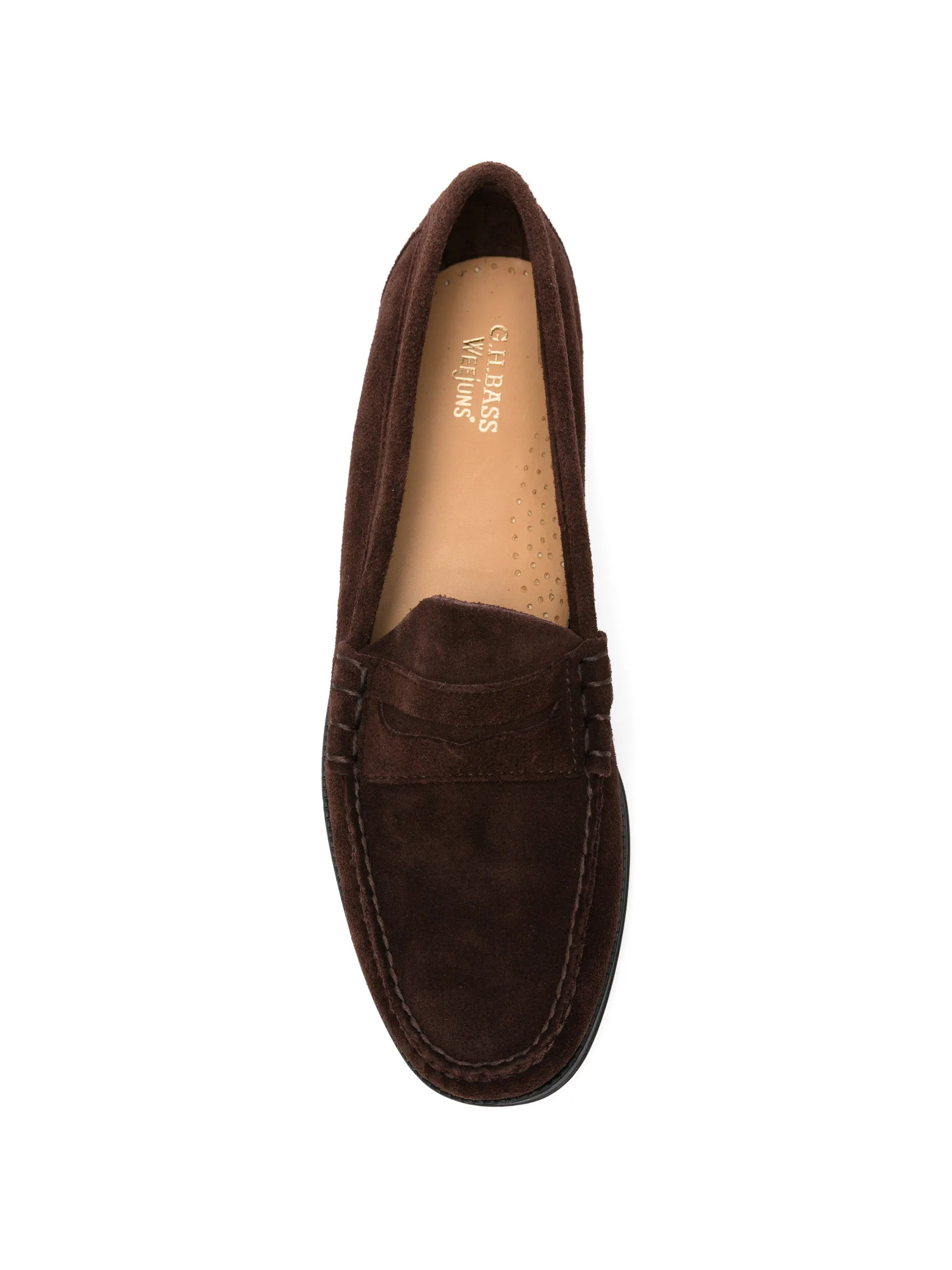 Easy Weejuns Larson suede loafers