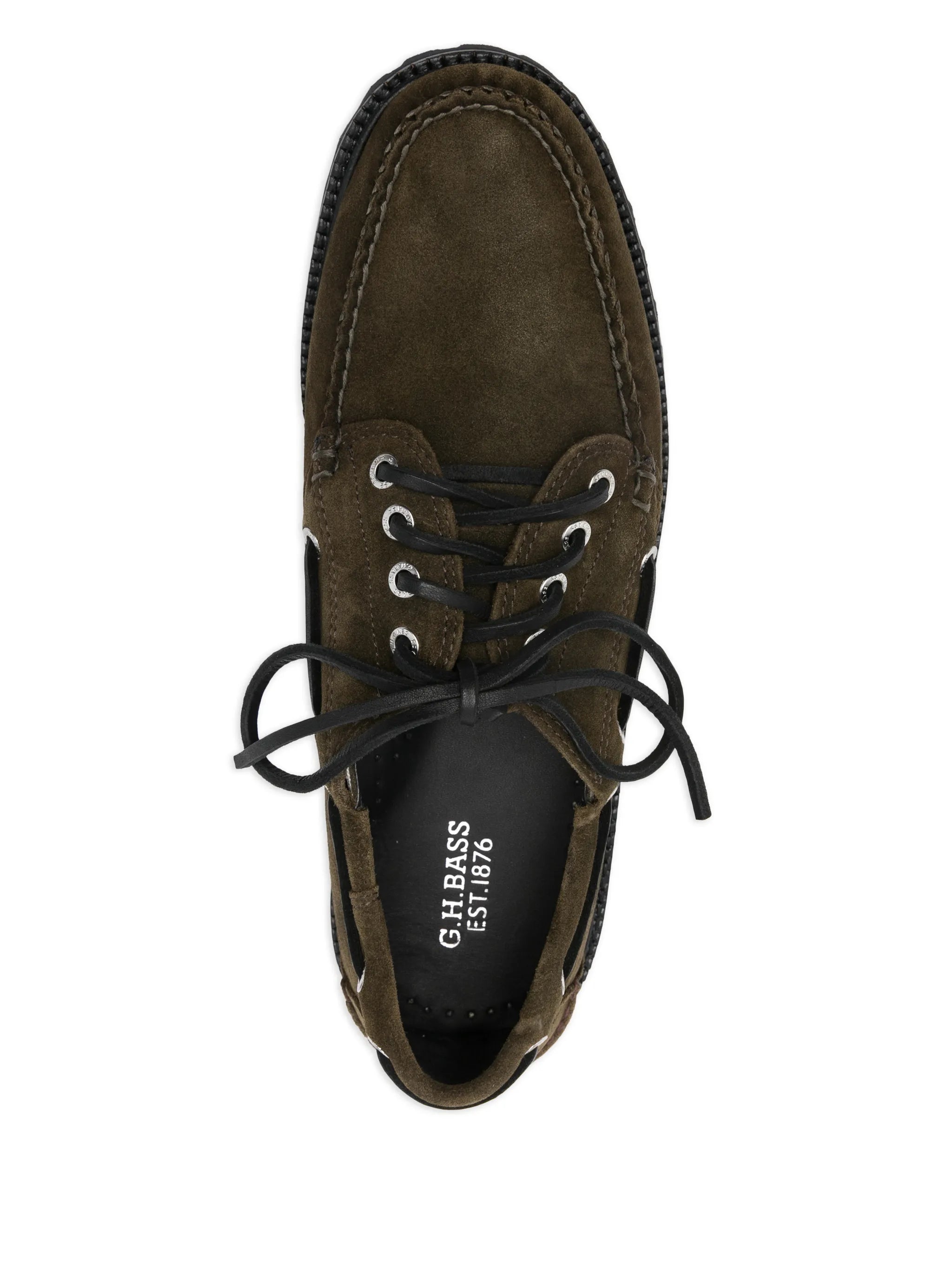 lace-up lug-sole boat shoes