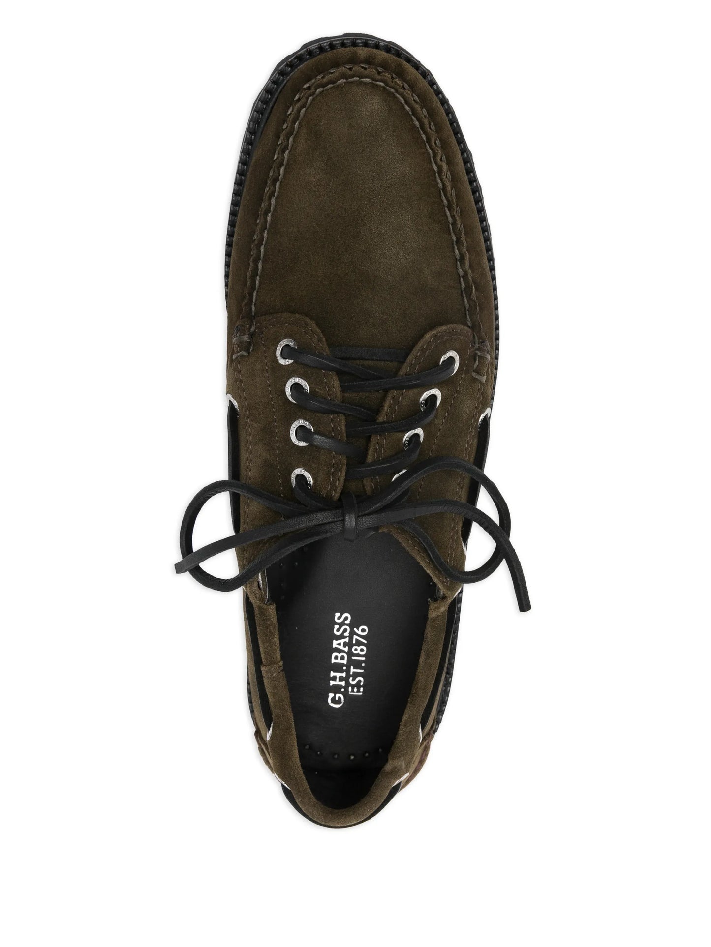 lace-up lug-sole boat shoes