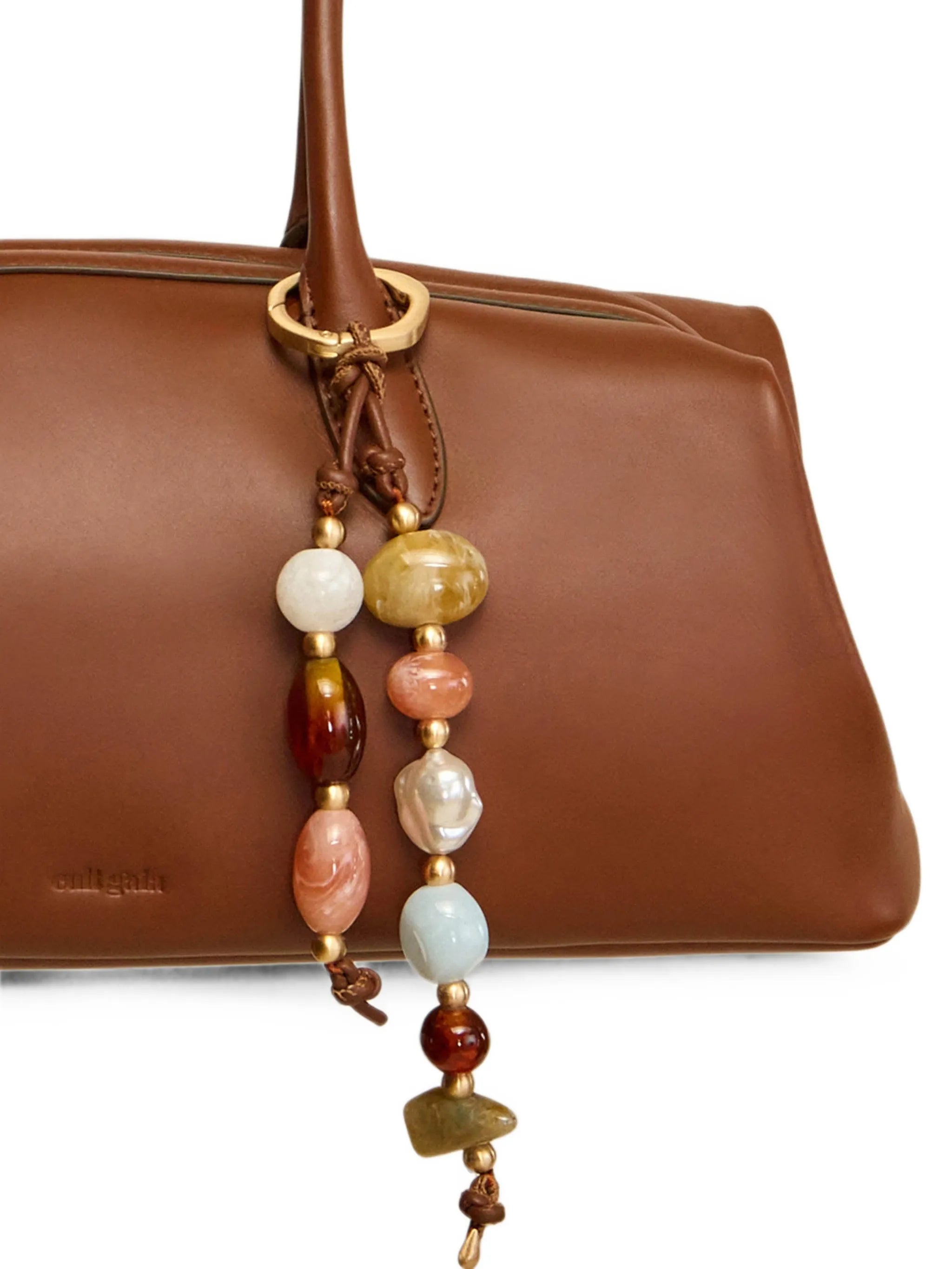 Raia beaded-charm shoulder bag