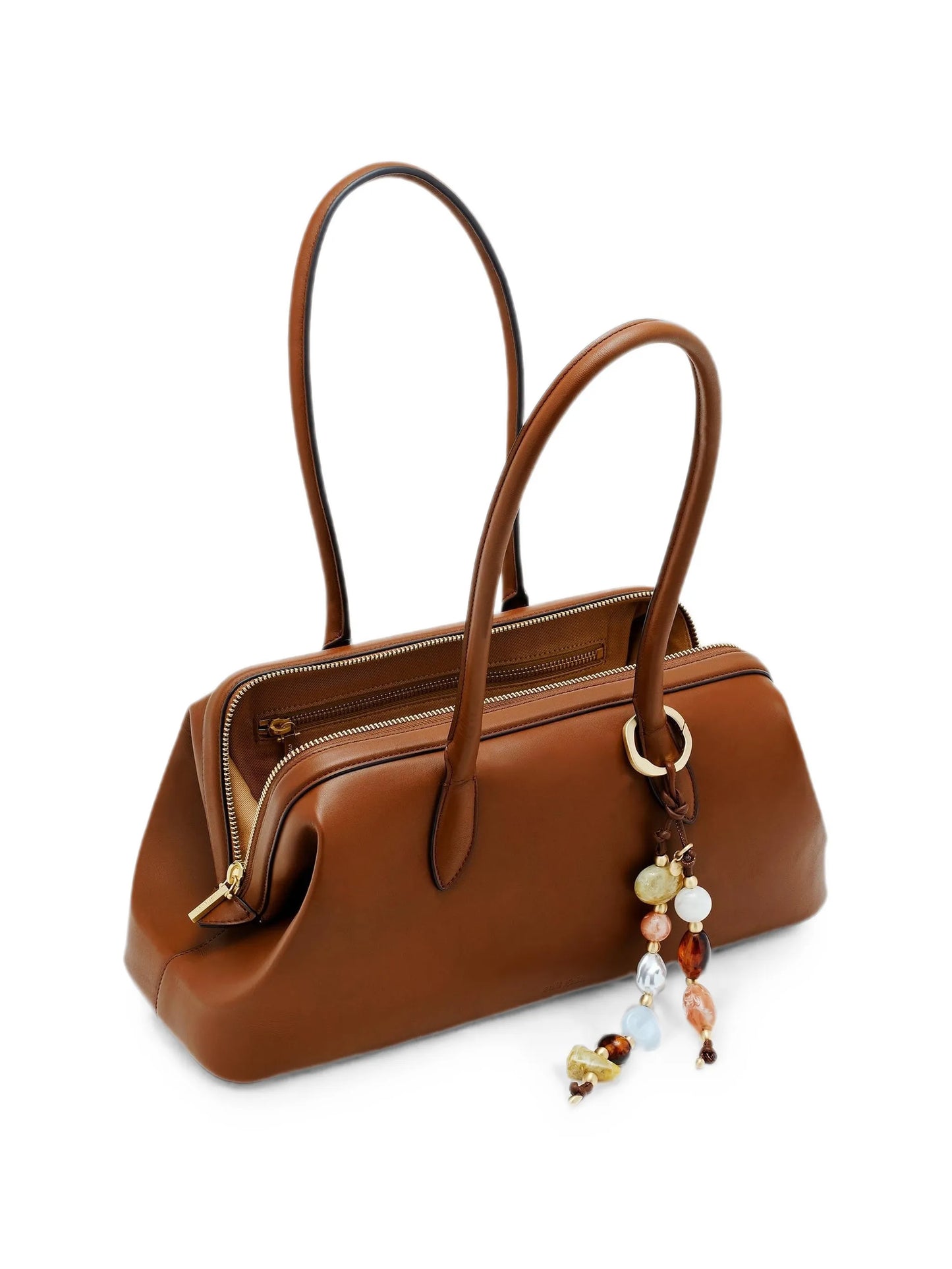 Raia beaded-charm shoulder bag