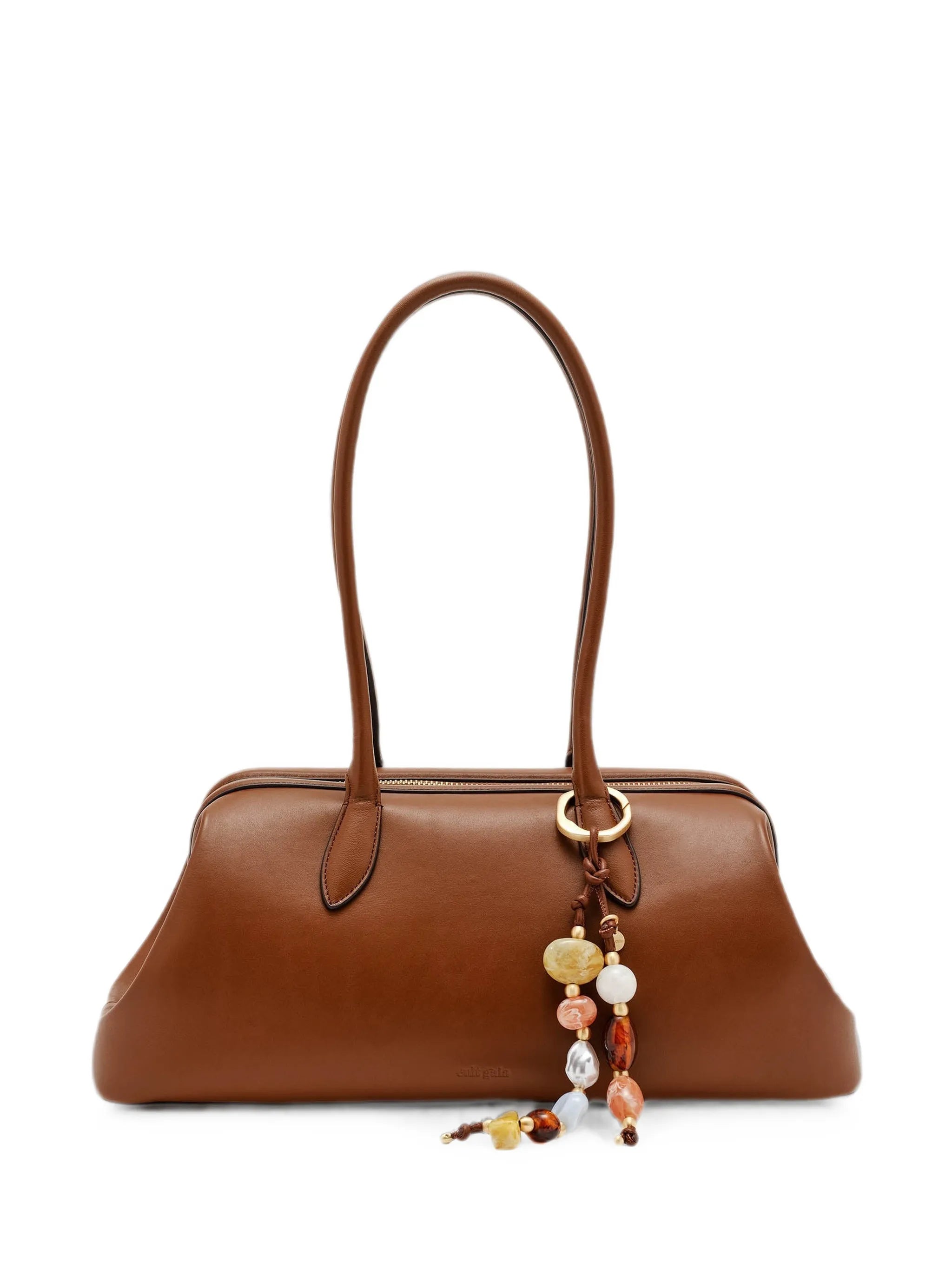 Raia beaded-charm shoulder bag
