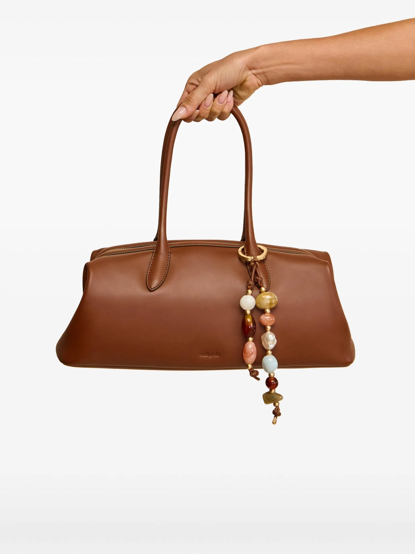 Raia beaded-charm shoulder bag