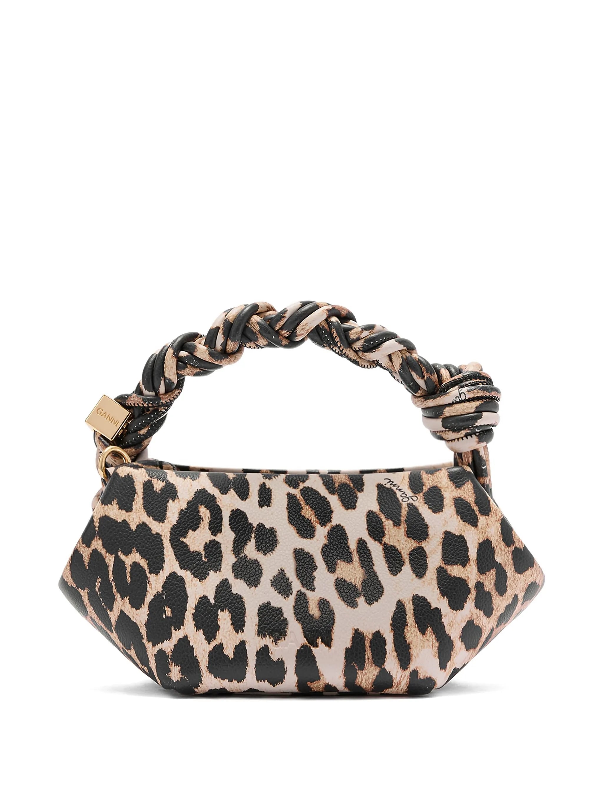 leopard grained mini Bou bag