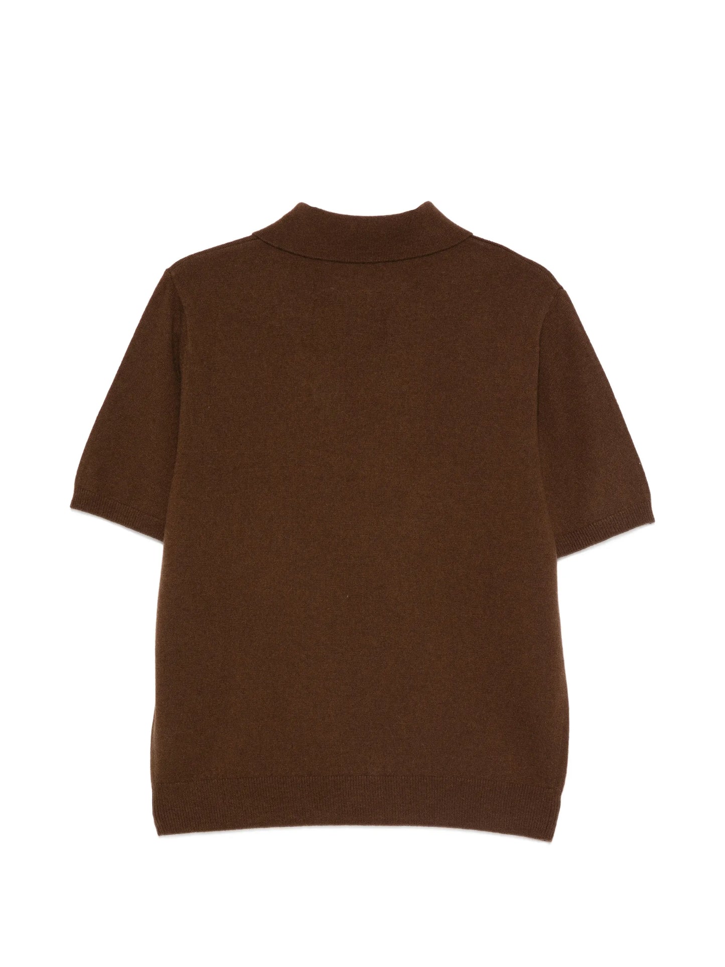 buttoned short-sleeve polo shirt