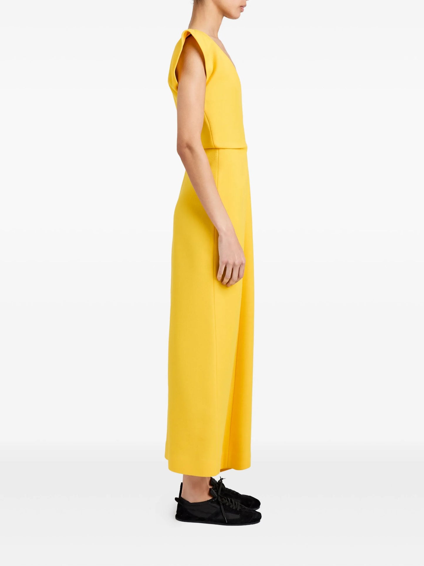 Mariam V-neck midi dress