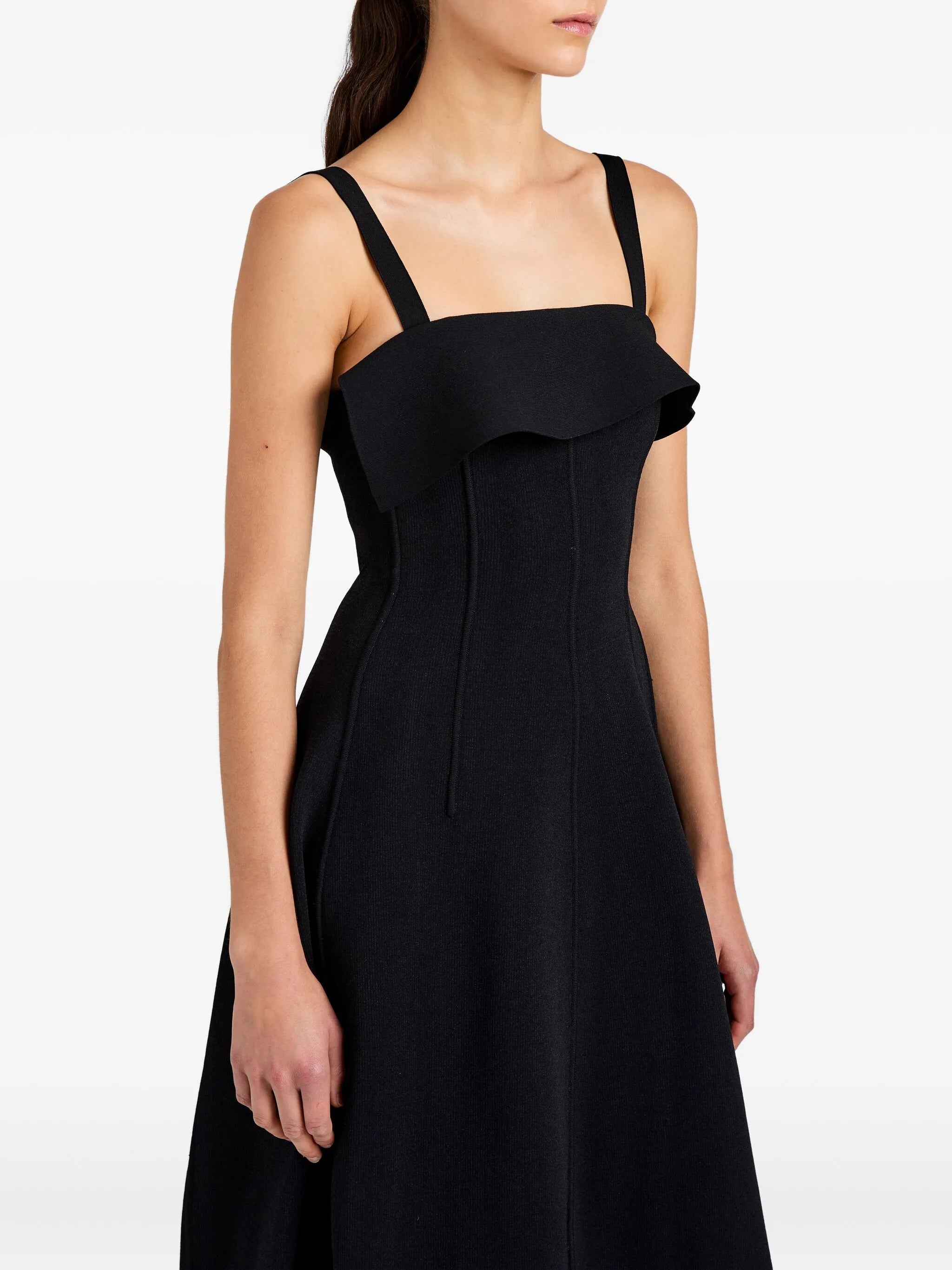 Blanca ruffled midi dress