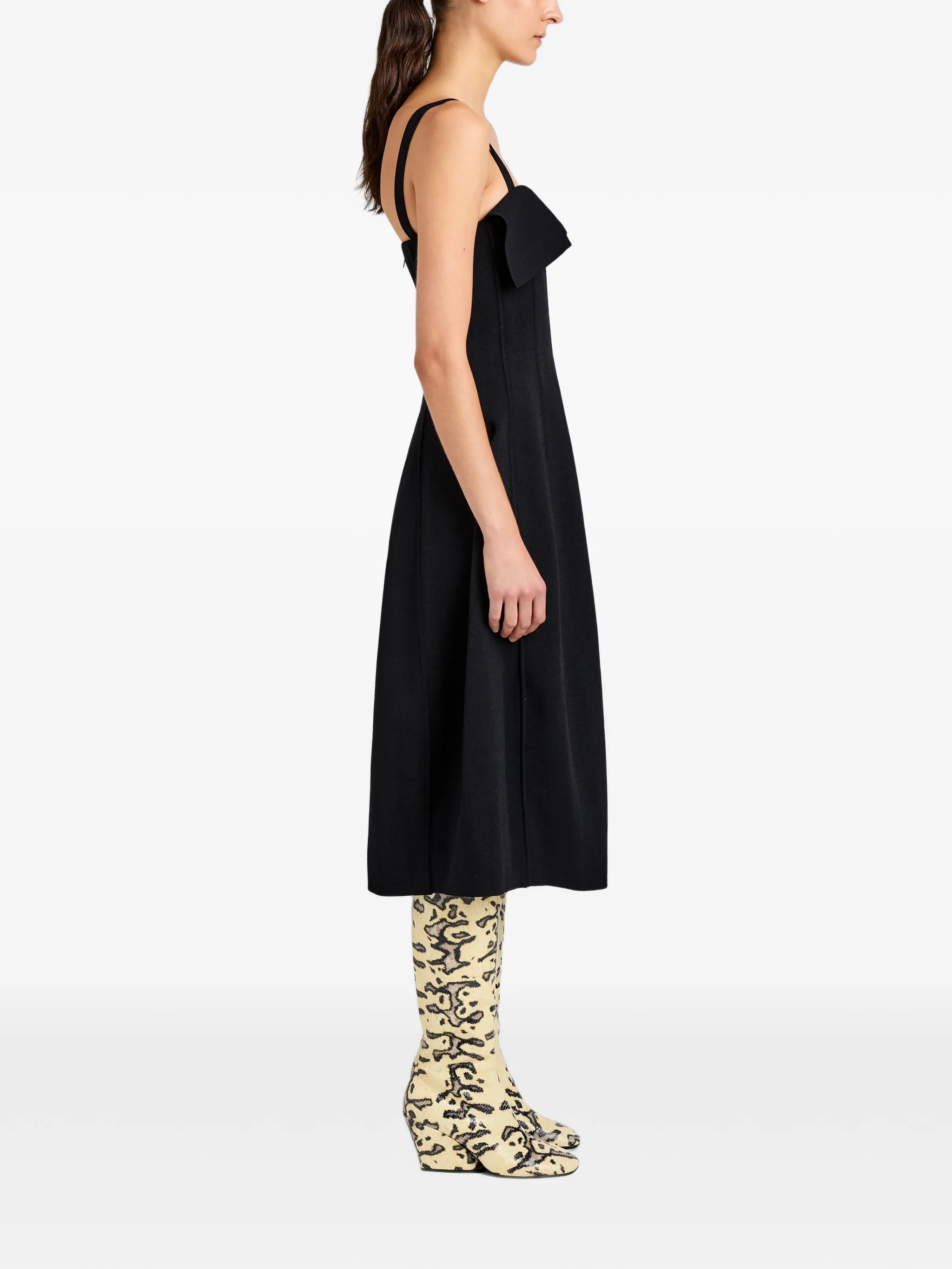 Blanca ruffled midi dress