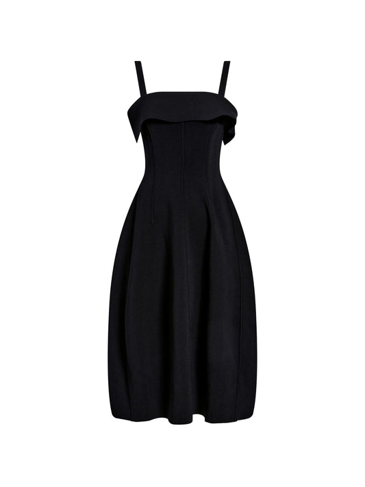 Blanca ruffled midi dress