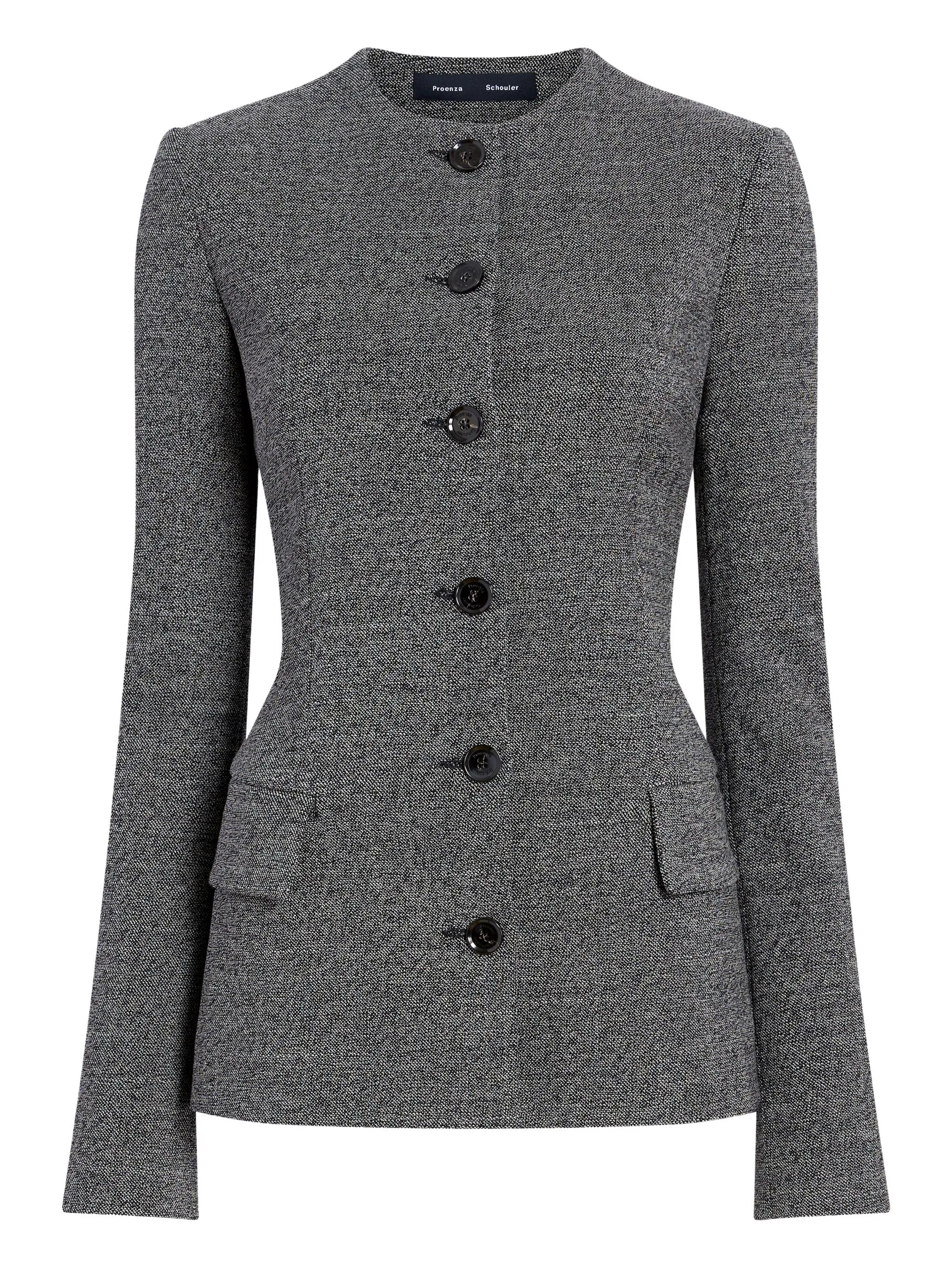 Annemarie button-fastening jacket