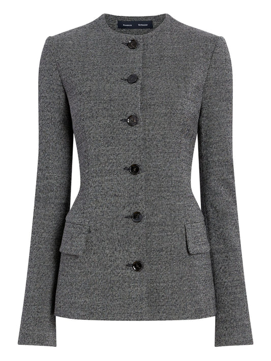 Annemarie button-fastening jacket