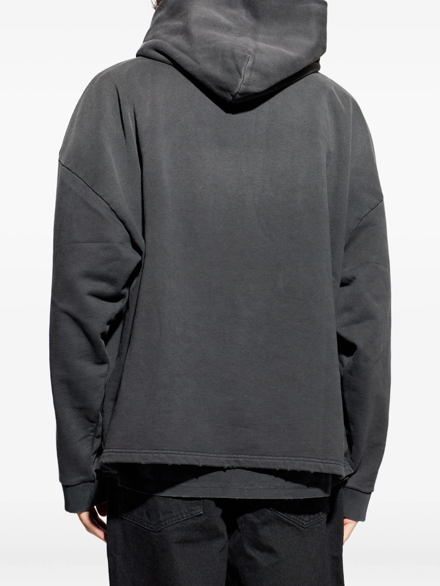 Studded hooded knitwear