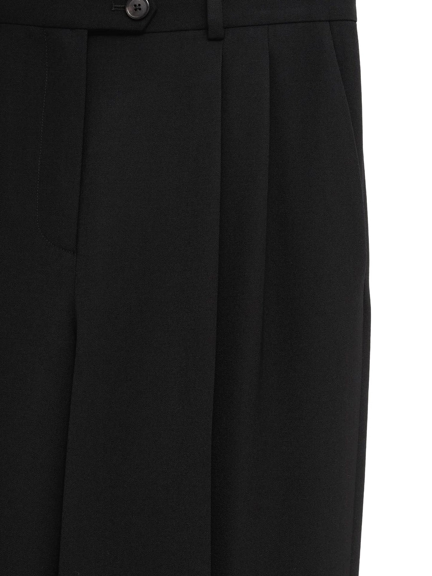 belt loops pleats trousers