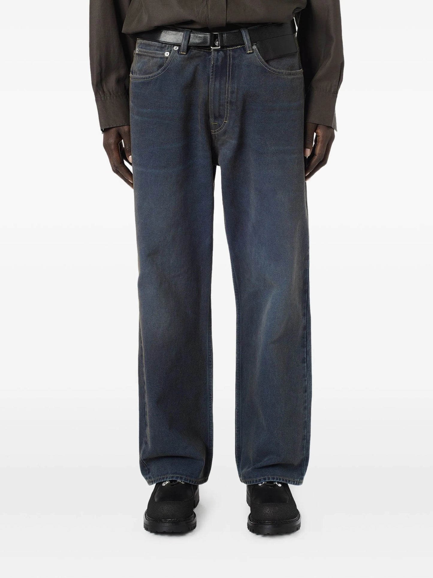 Third Cut cotton jeans