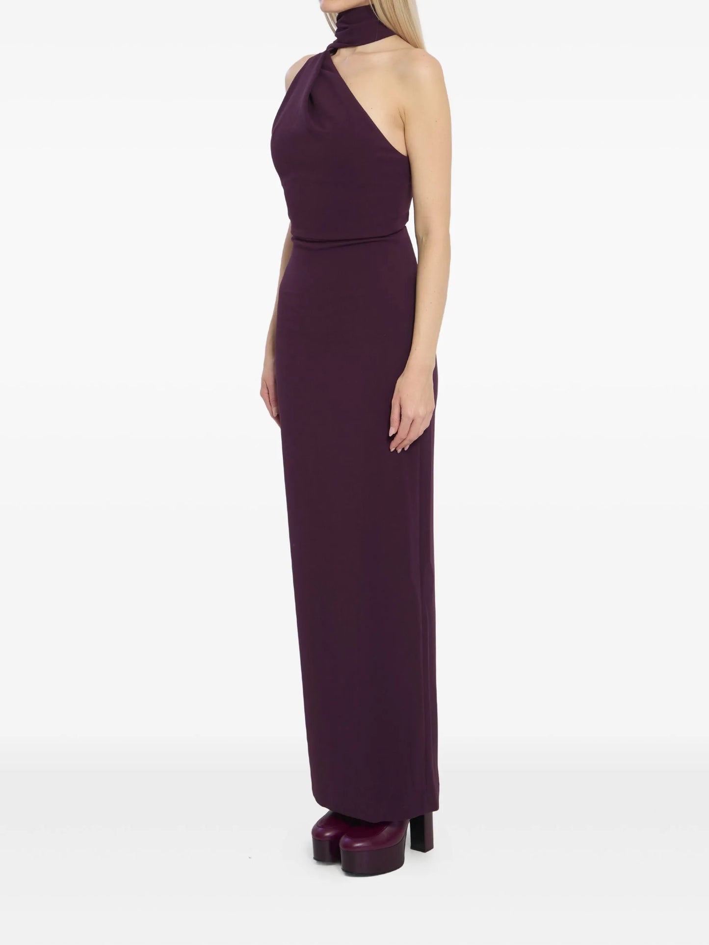 Demi one-shoulder maxi dress