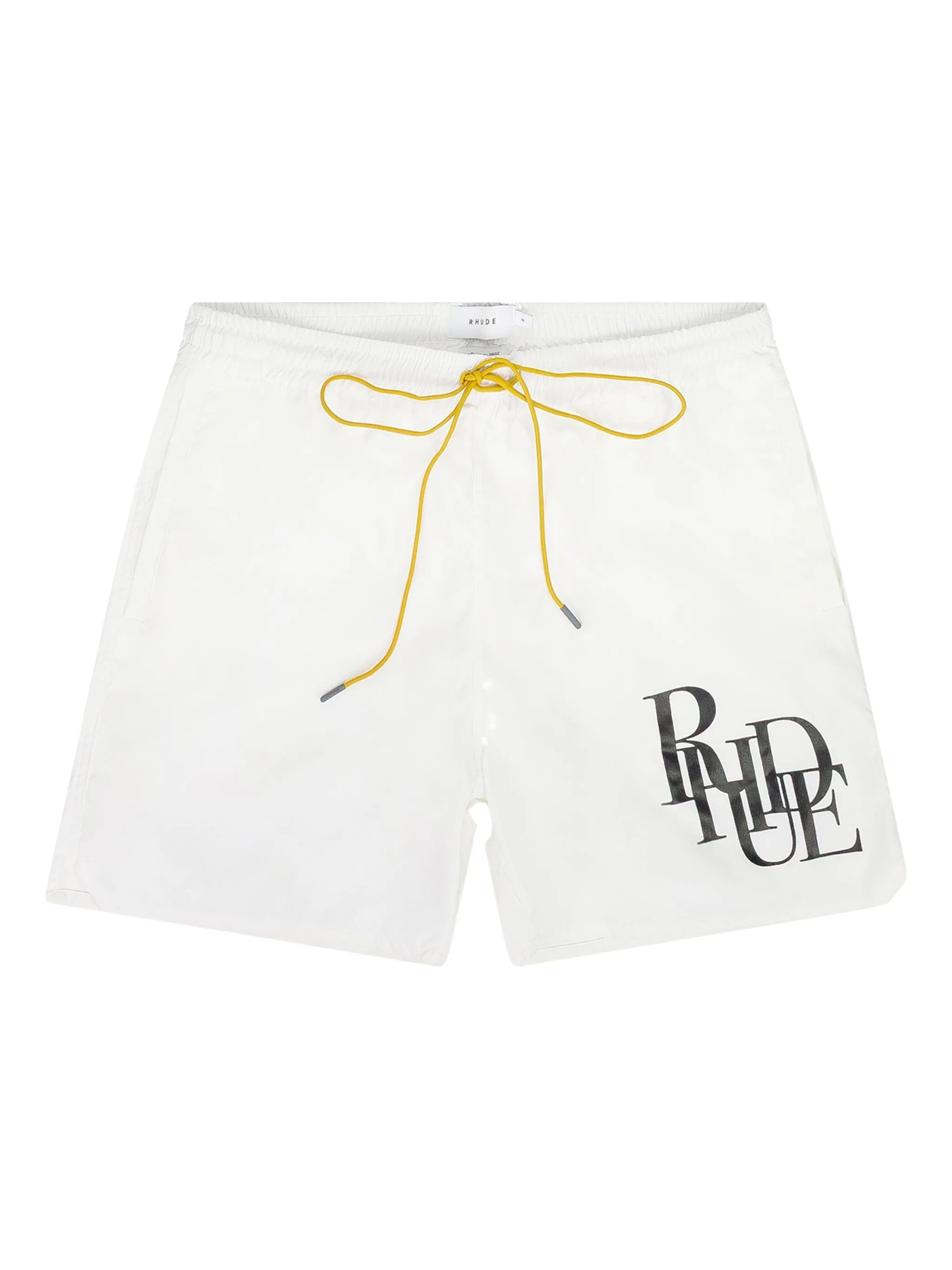 logo swim shorts