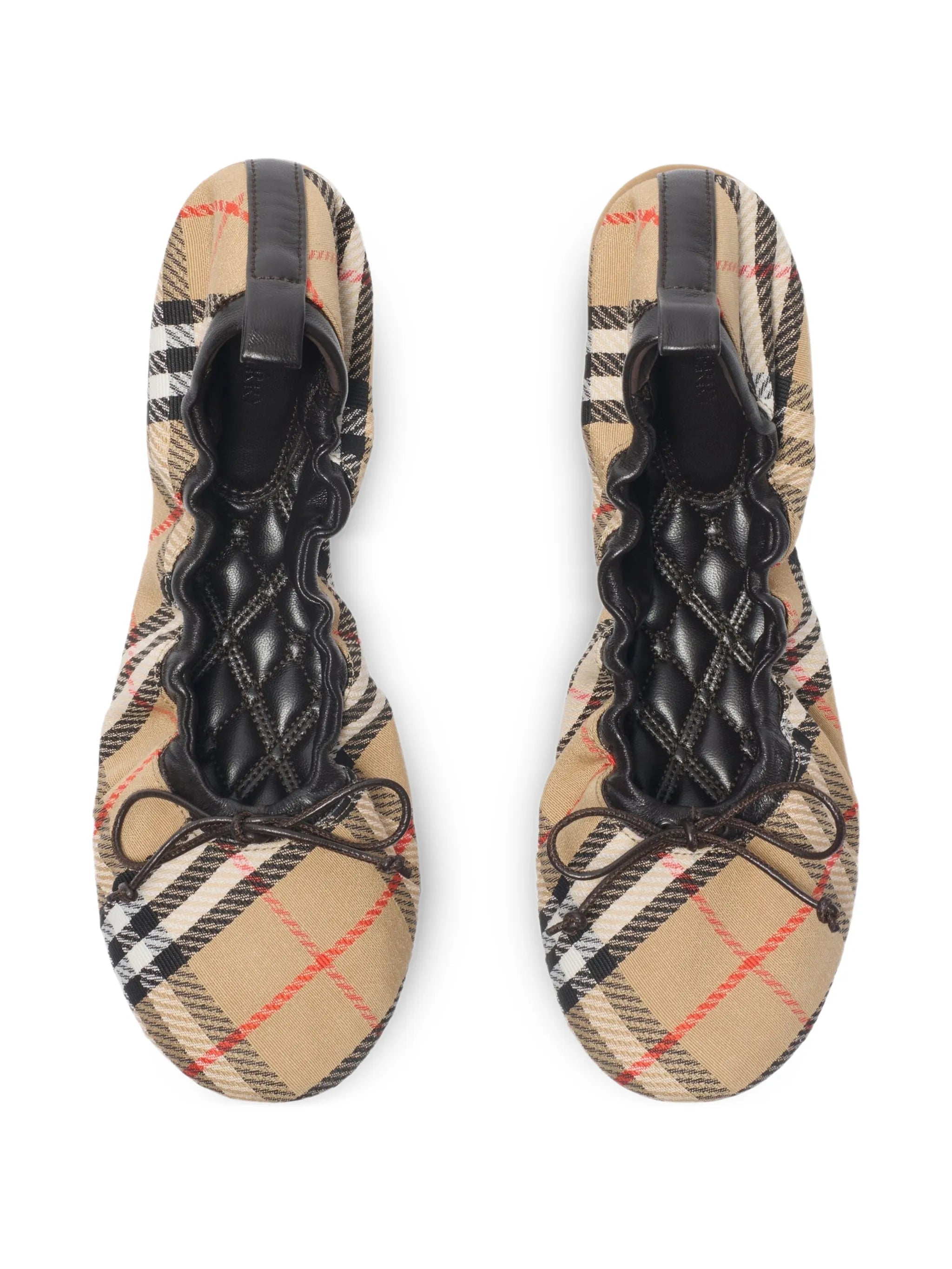 Check Fawn ballerinas